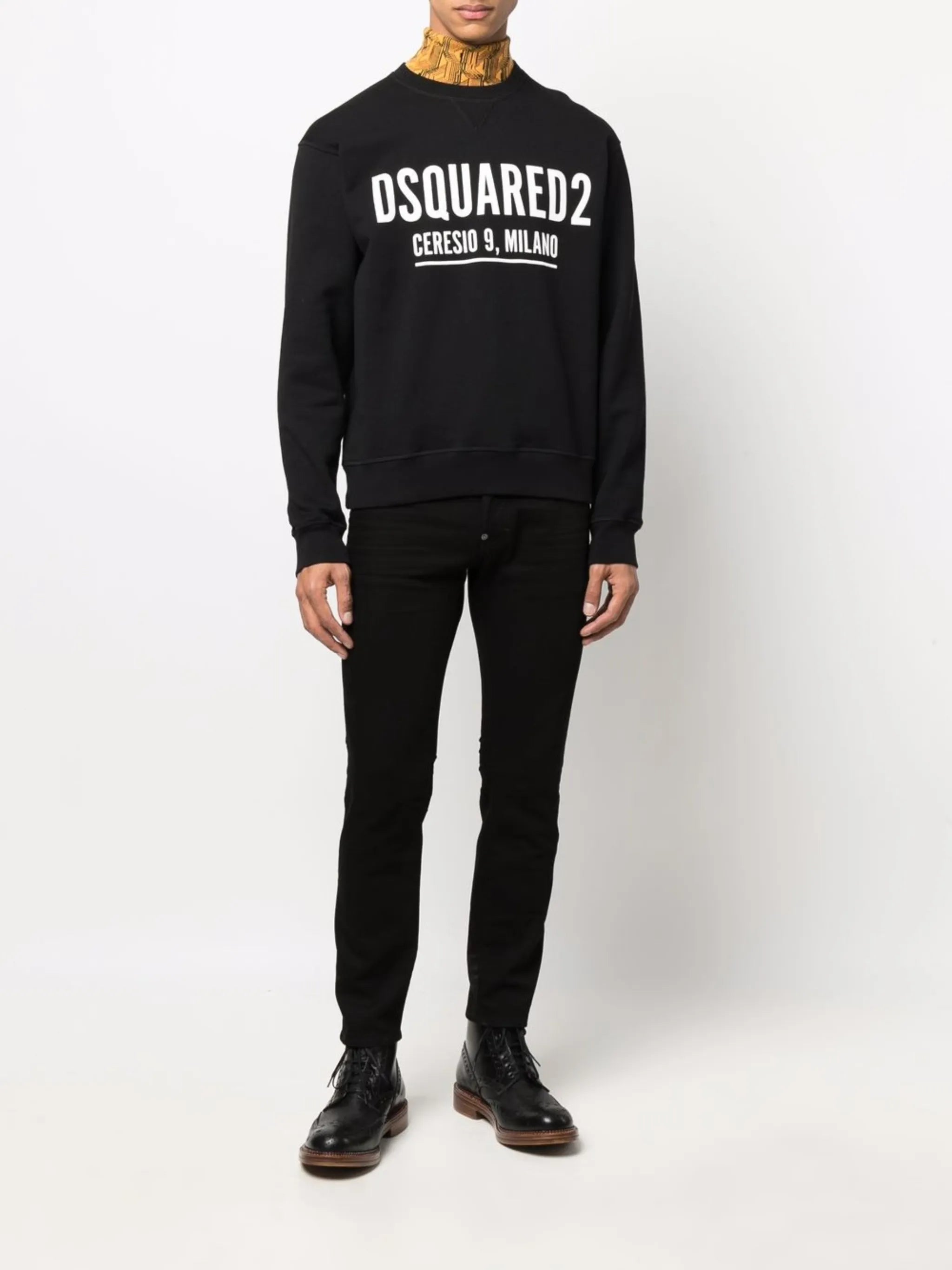 logo-print cotton sweatshirt