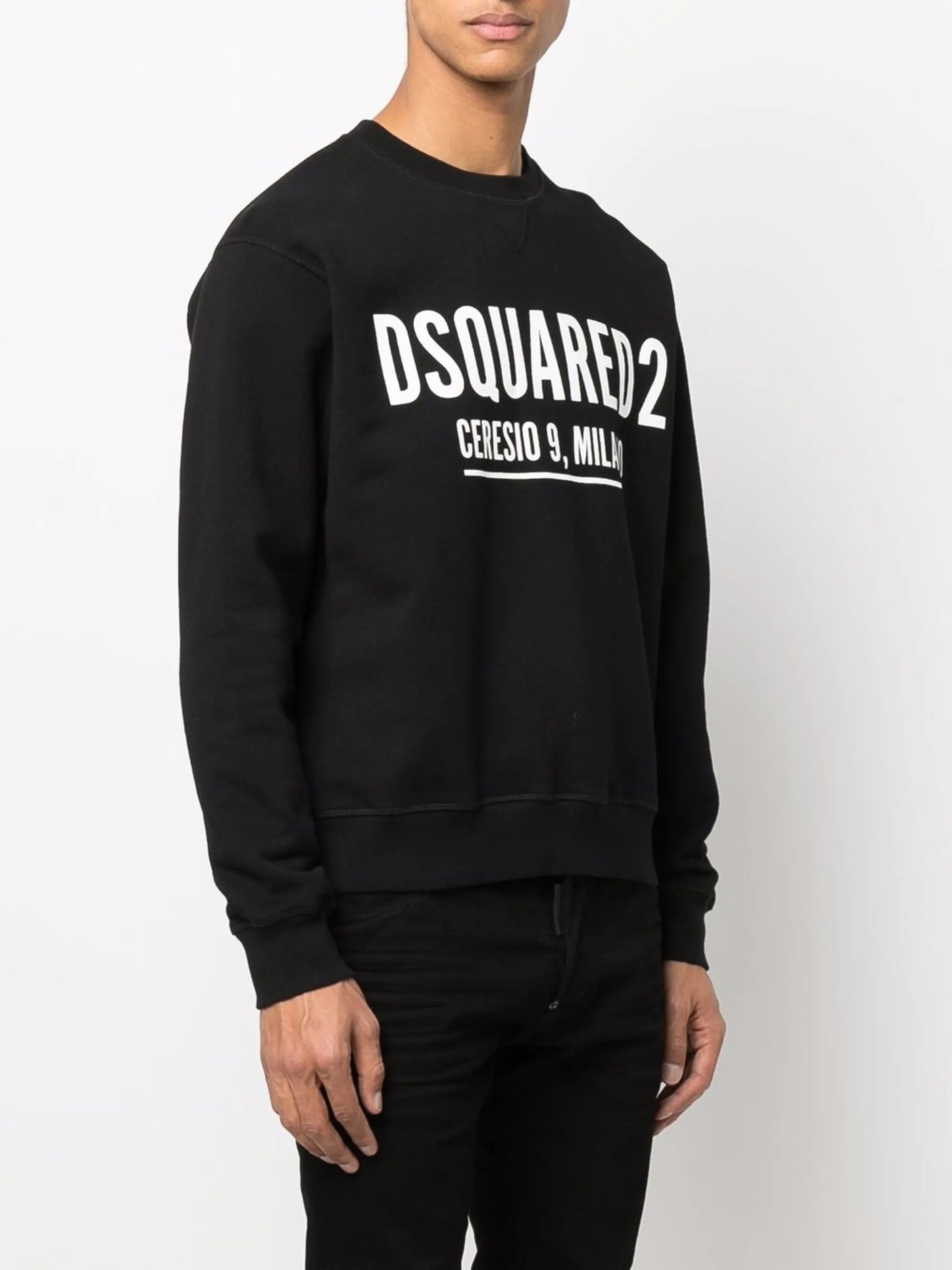 logo-print cotton sweatshirt