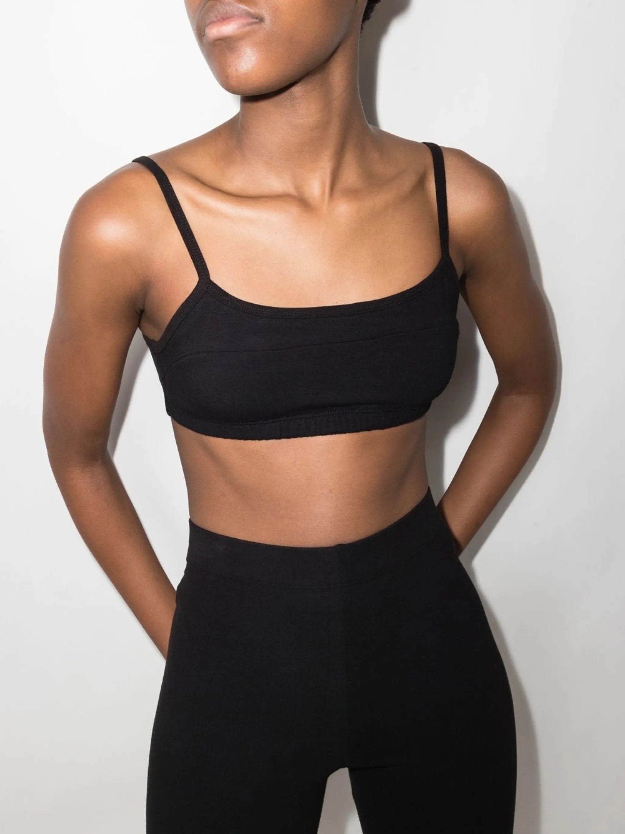 Zoe elasticated bandeau bra