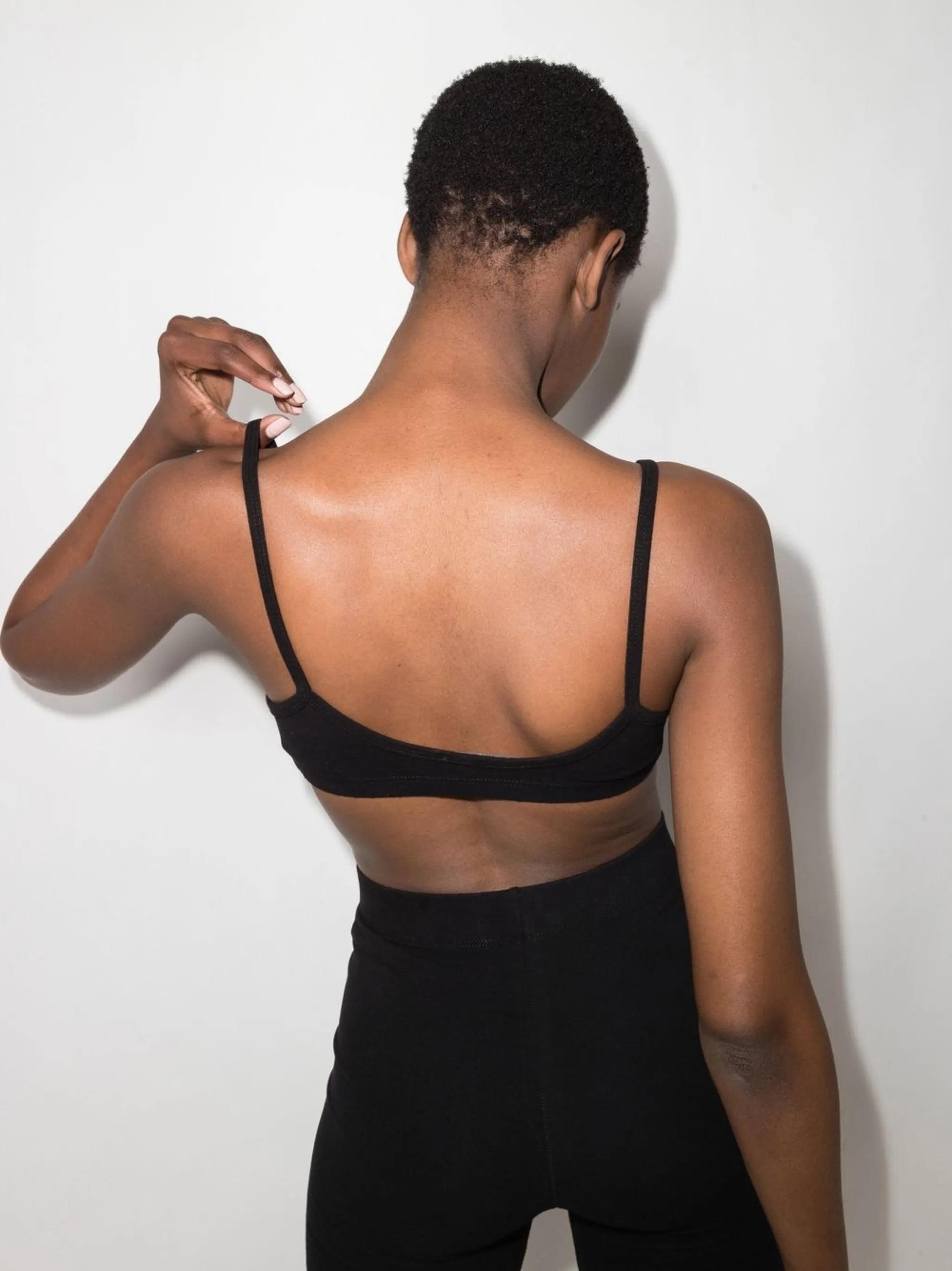 Zoe elasticated bandeau bra
