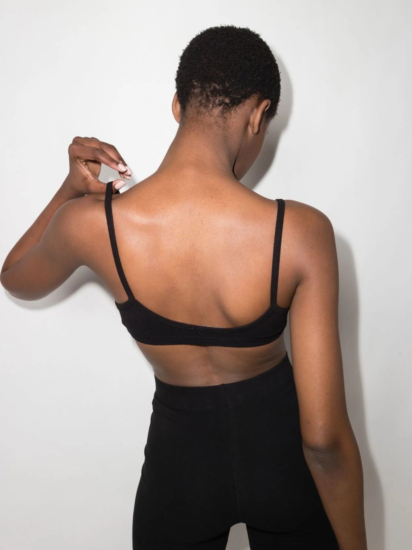 Zoe elasticated bandeau bra