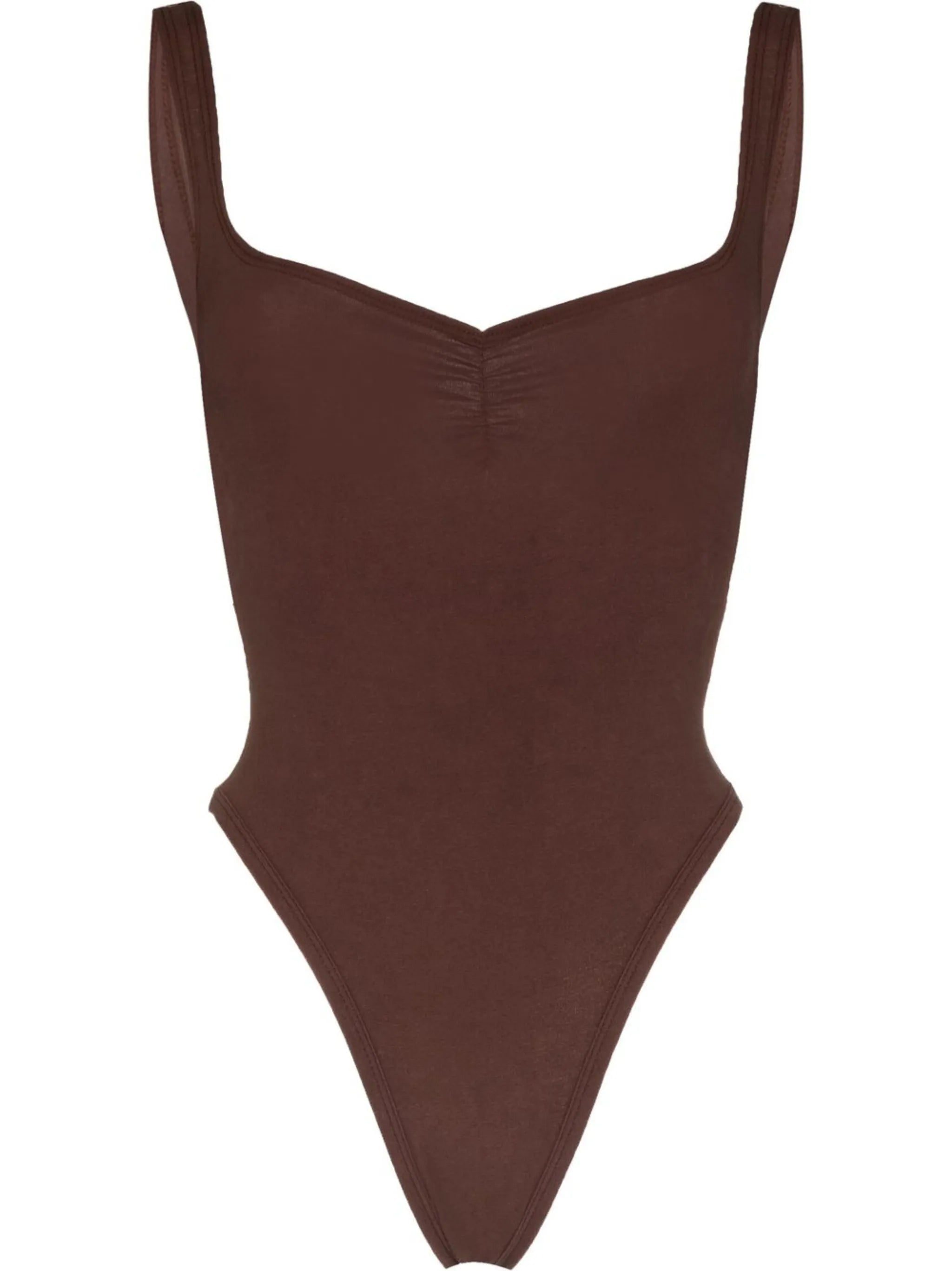 Corazon sweetheart-neck bodysuit
