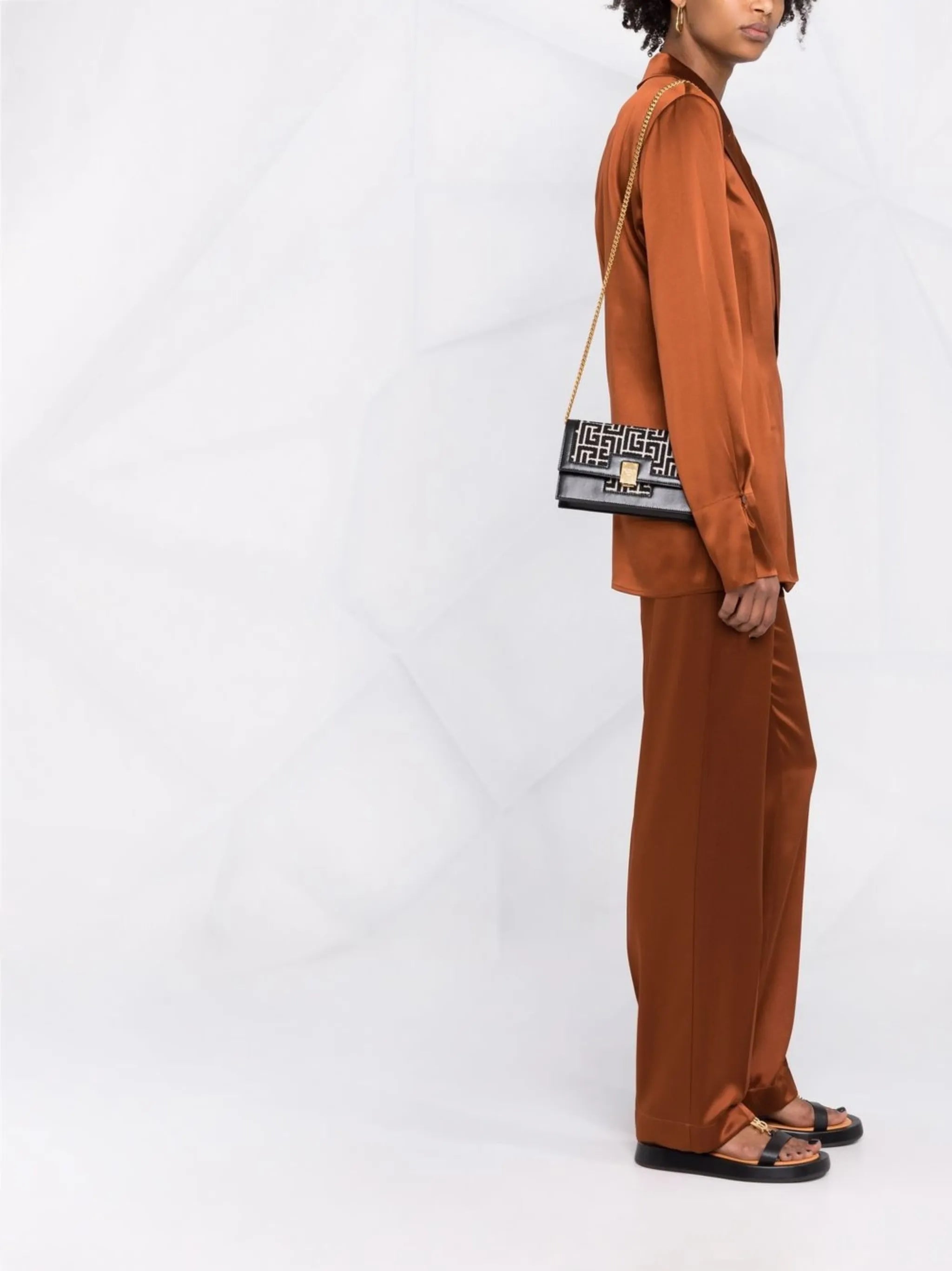 1945 jacquard crossbody bag