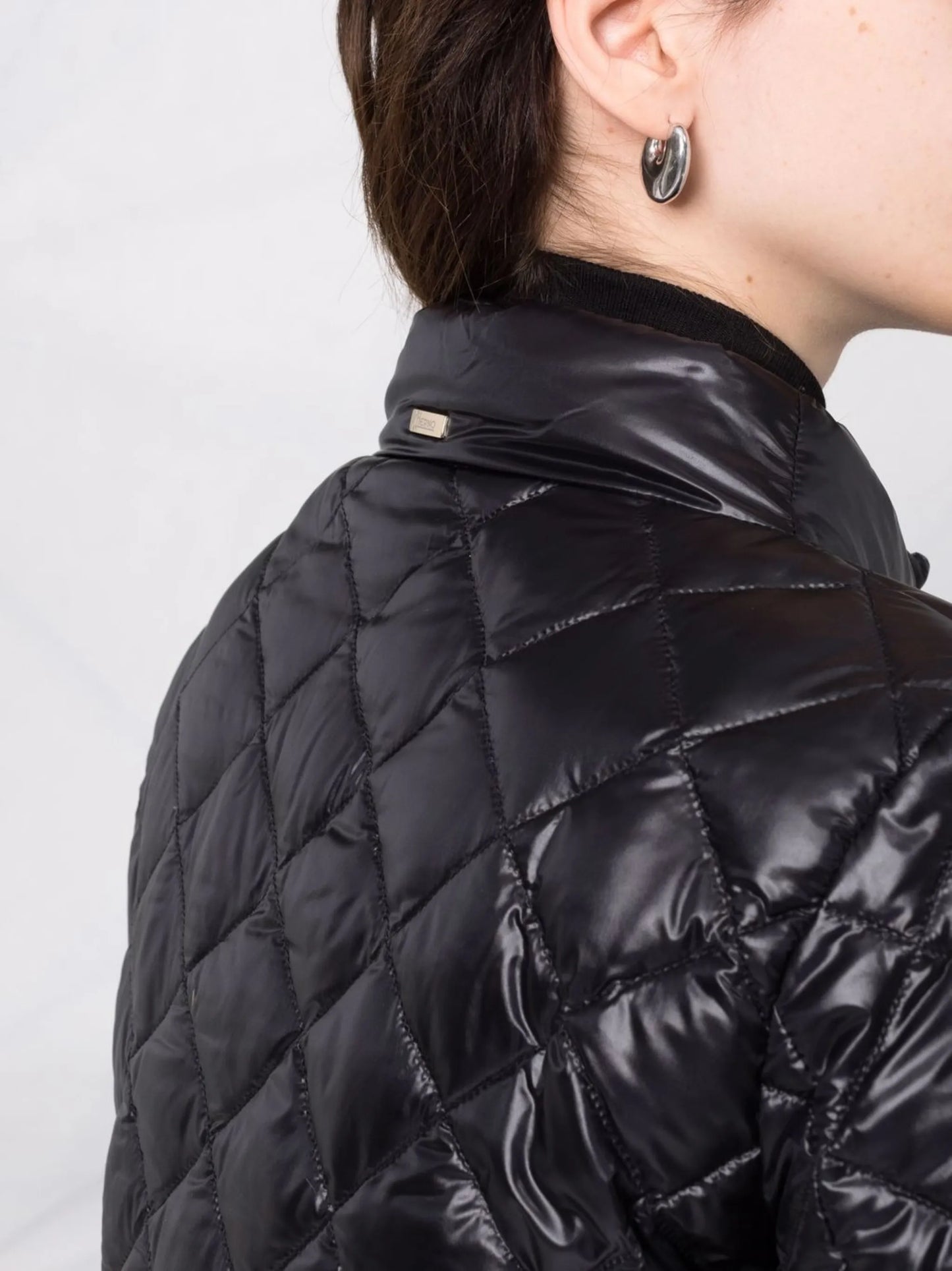 Ultralight diamond-quilted jacket