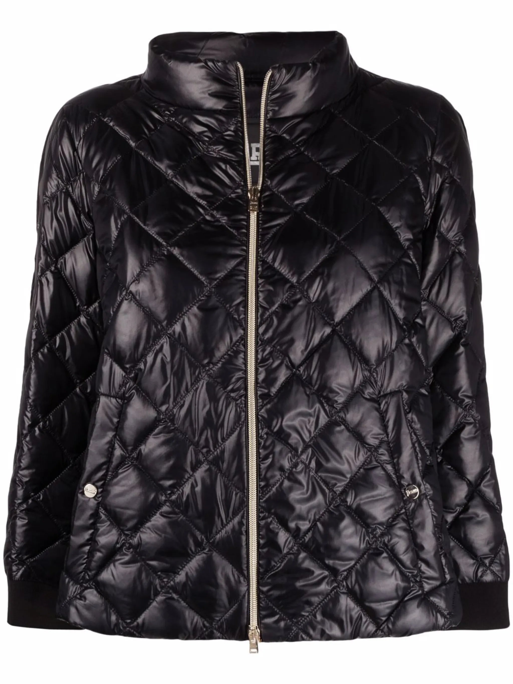 Ultralight diamond-quilted jacket