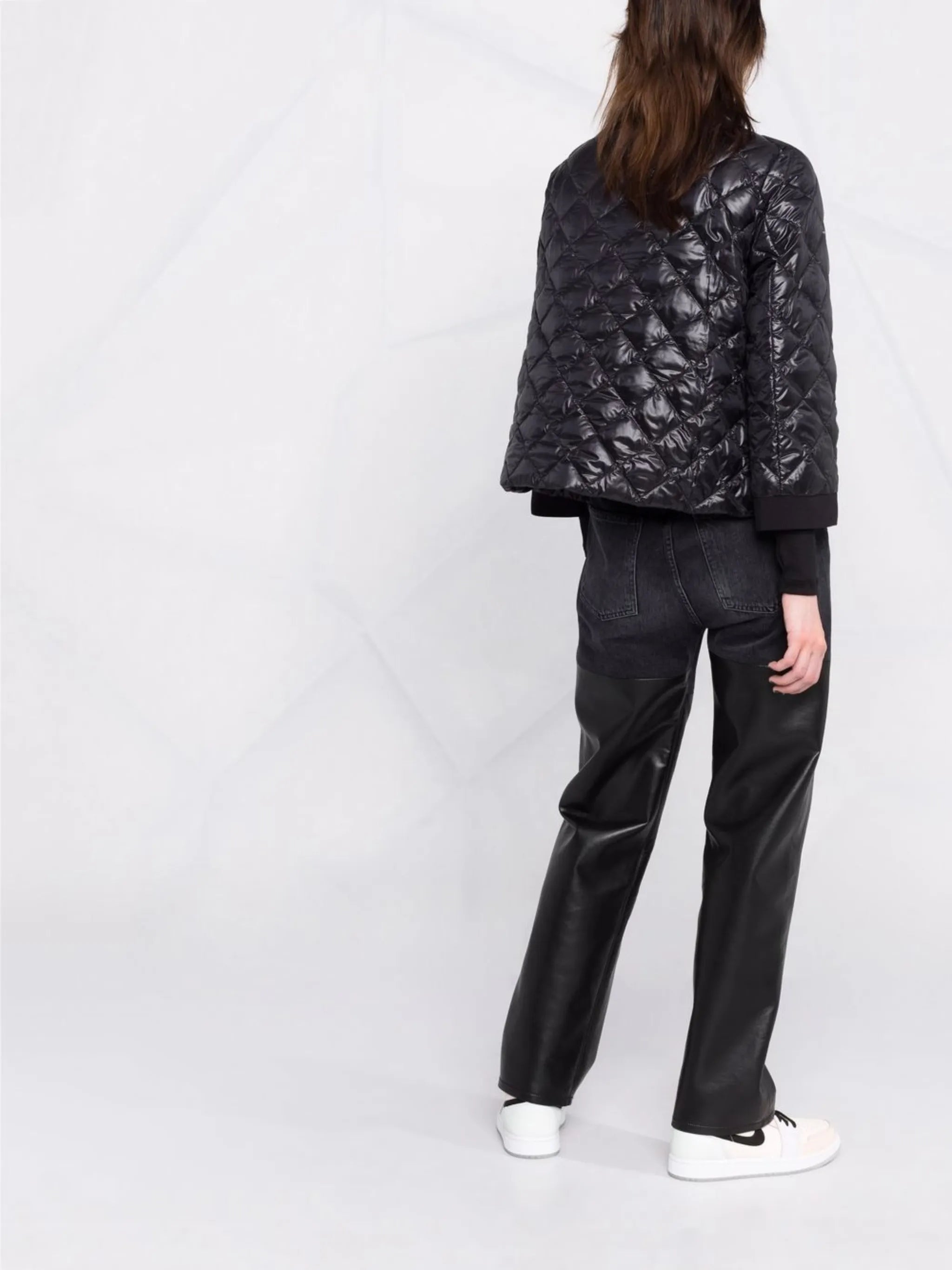 Ultralight diamond-quilted jacket
