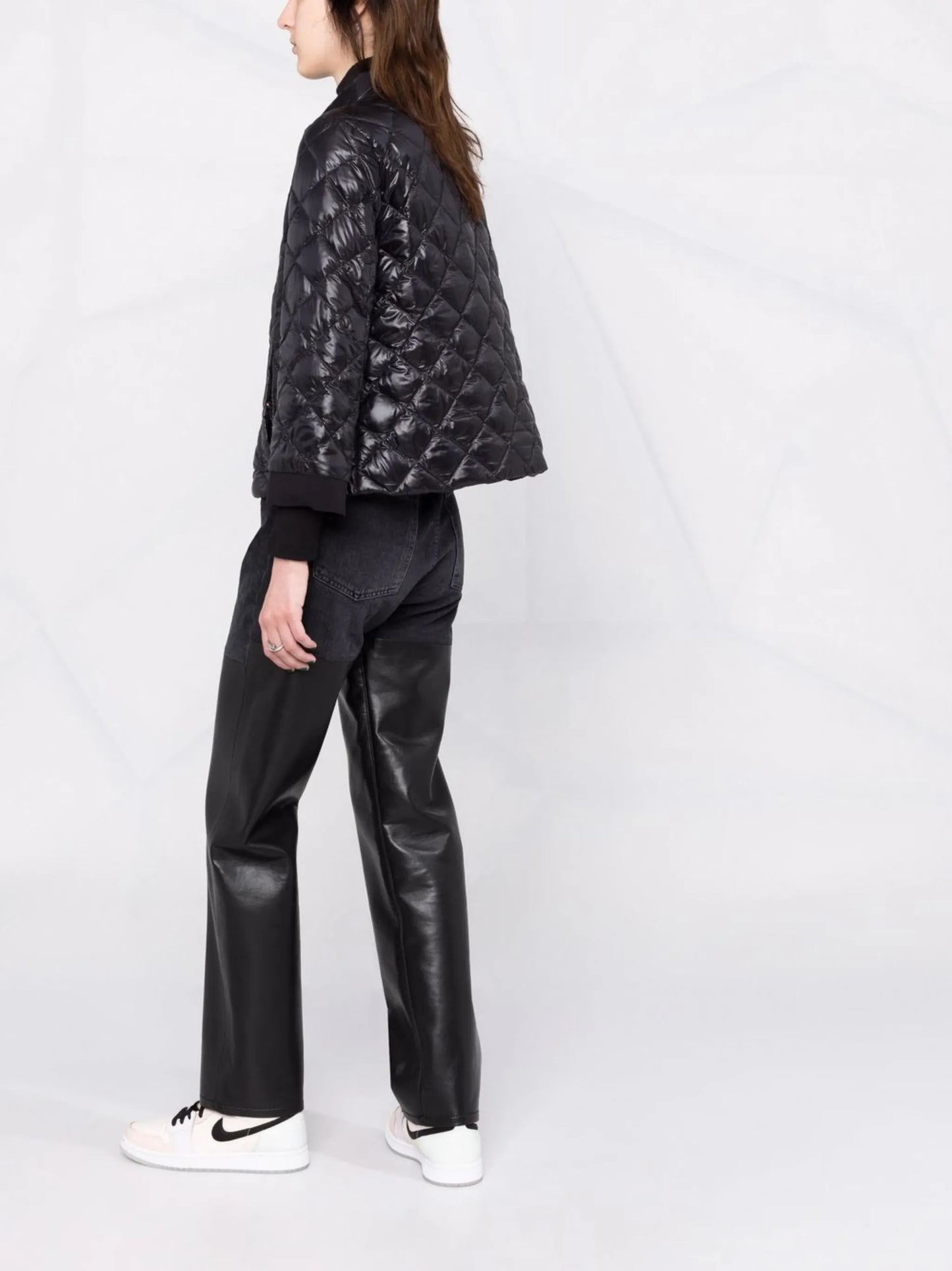 Ultralight diamond-quilted jacket