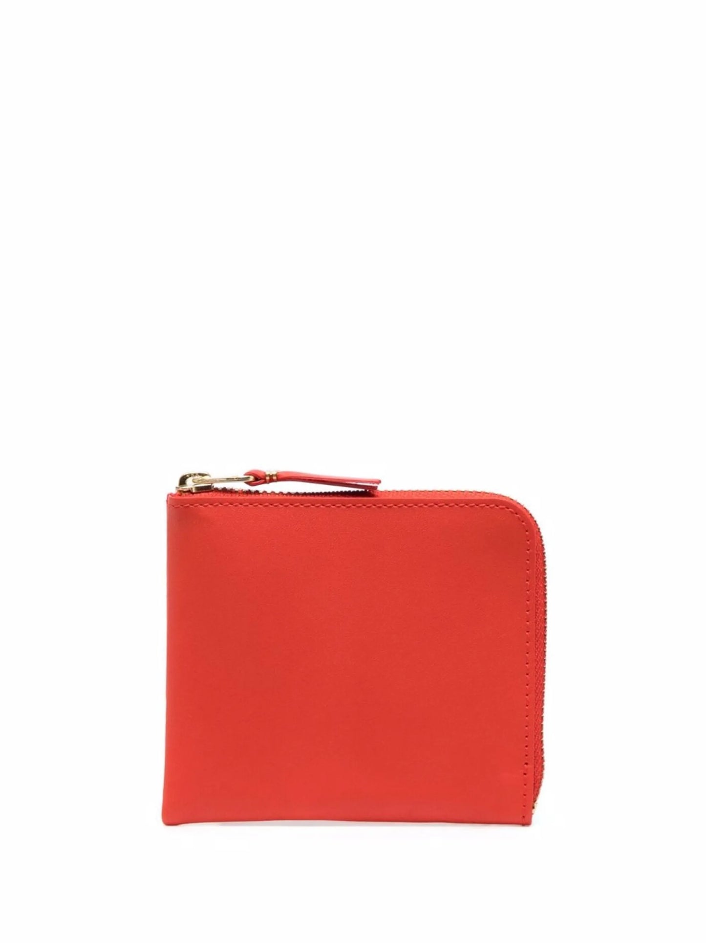 zip-up leather wallet