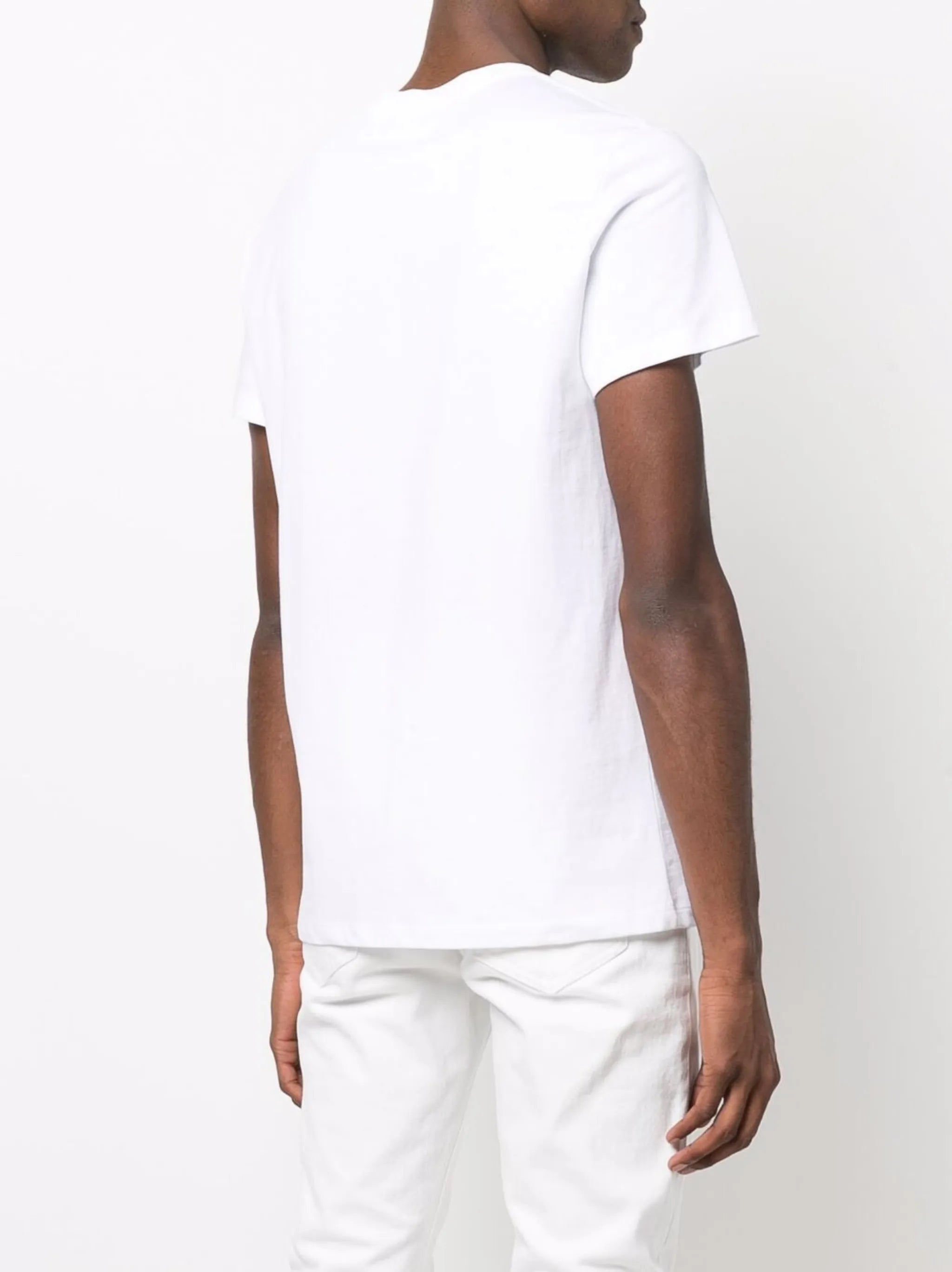 flocked-logo T-shirt