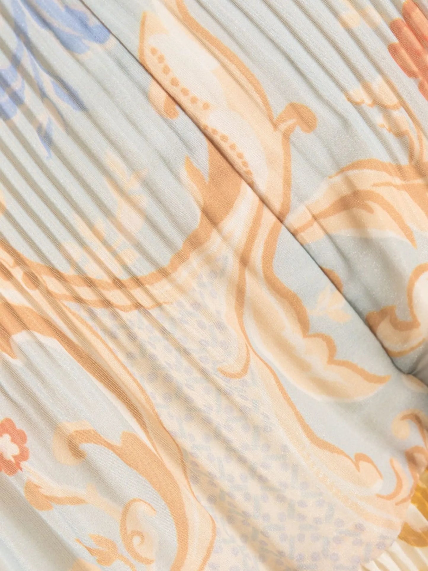 ABITO LUNGO Postcard Pleated