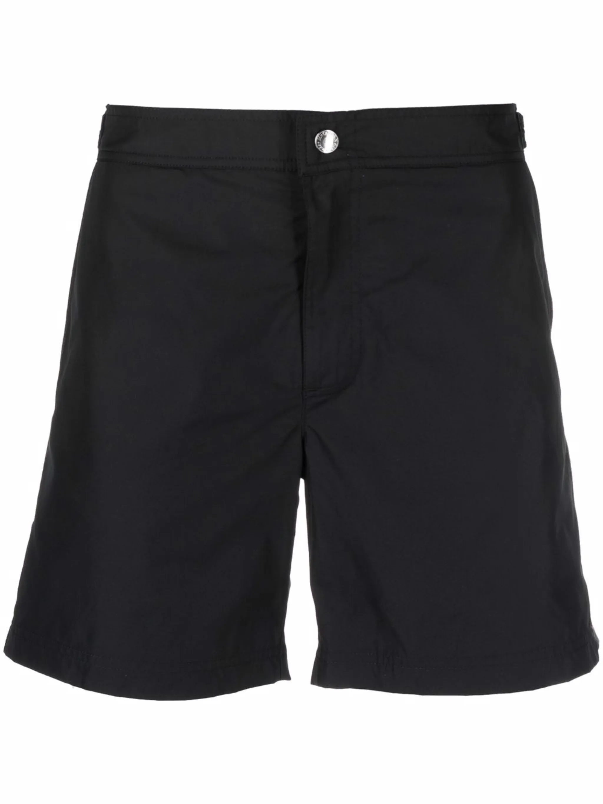 slim-fit logo-tape swim shorts