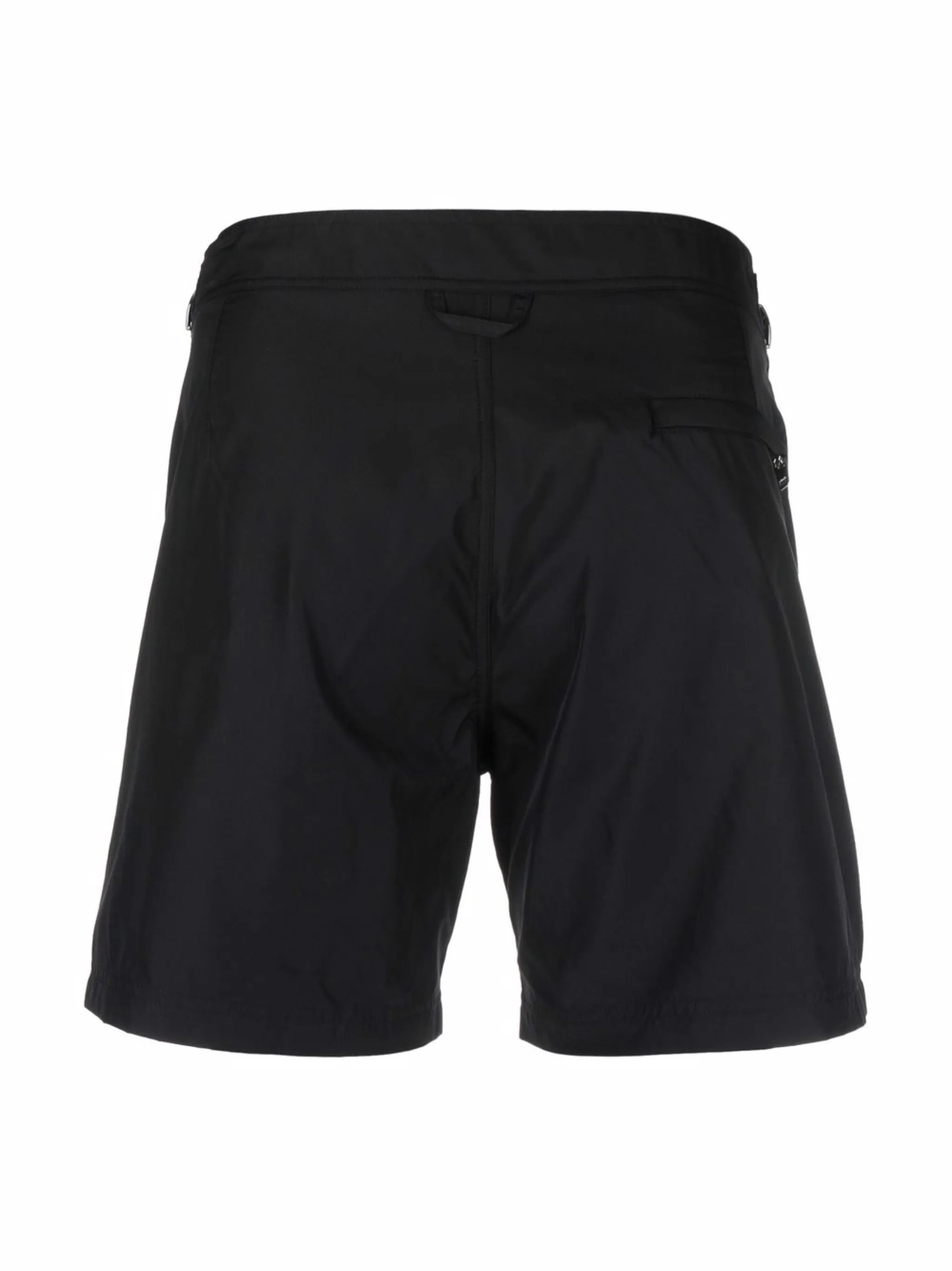 slim-fit logo-tape swim shorts