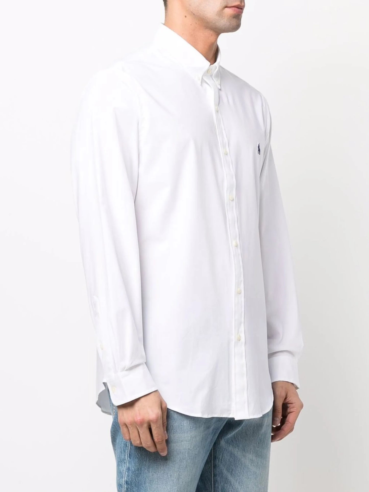 Polo Pony-embroidered long-sleeve shirt