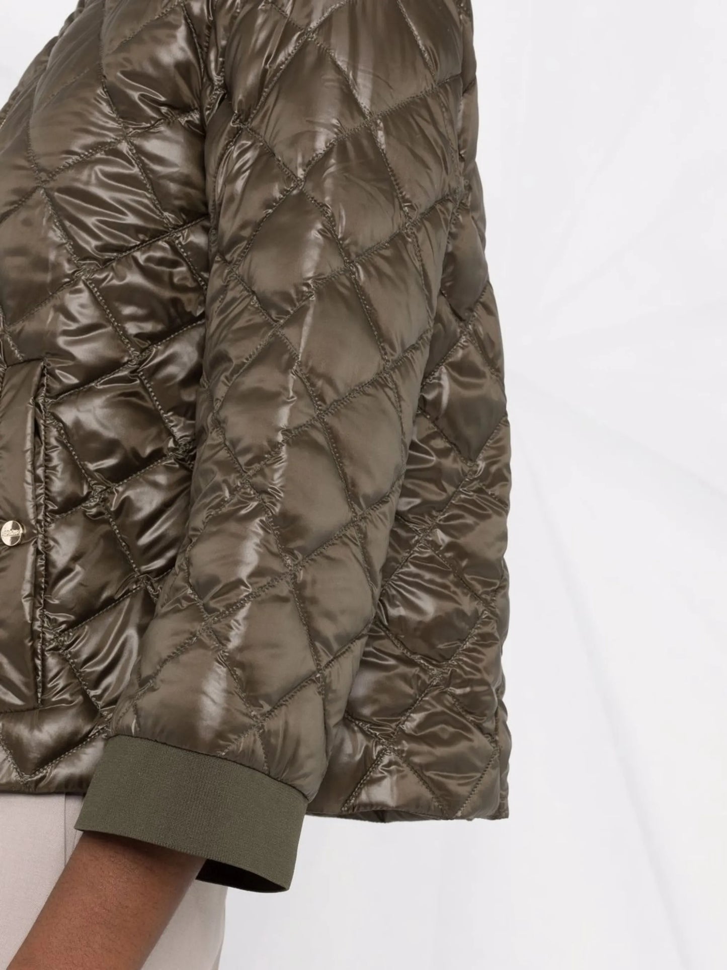 Ultralight diamond-quilted jacket