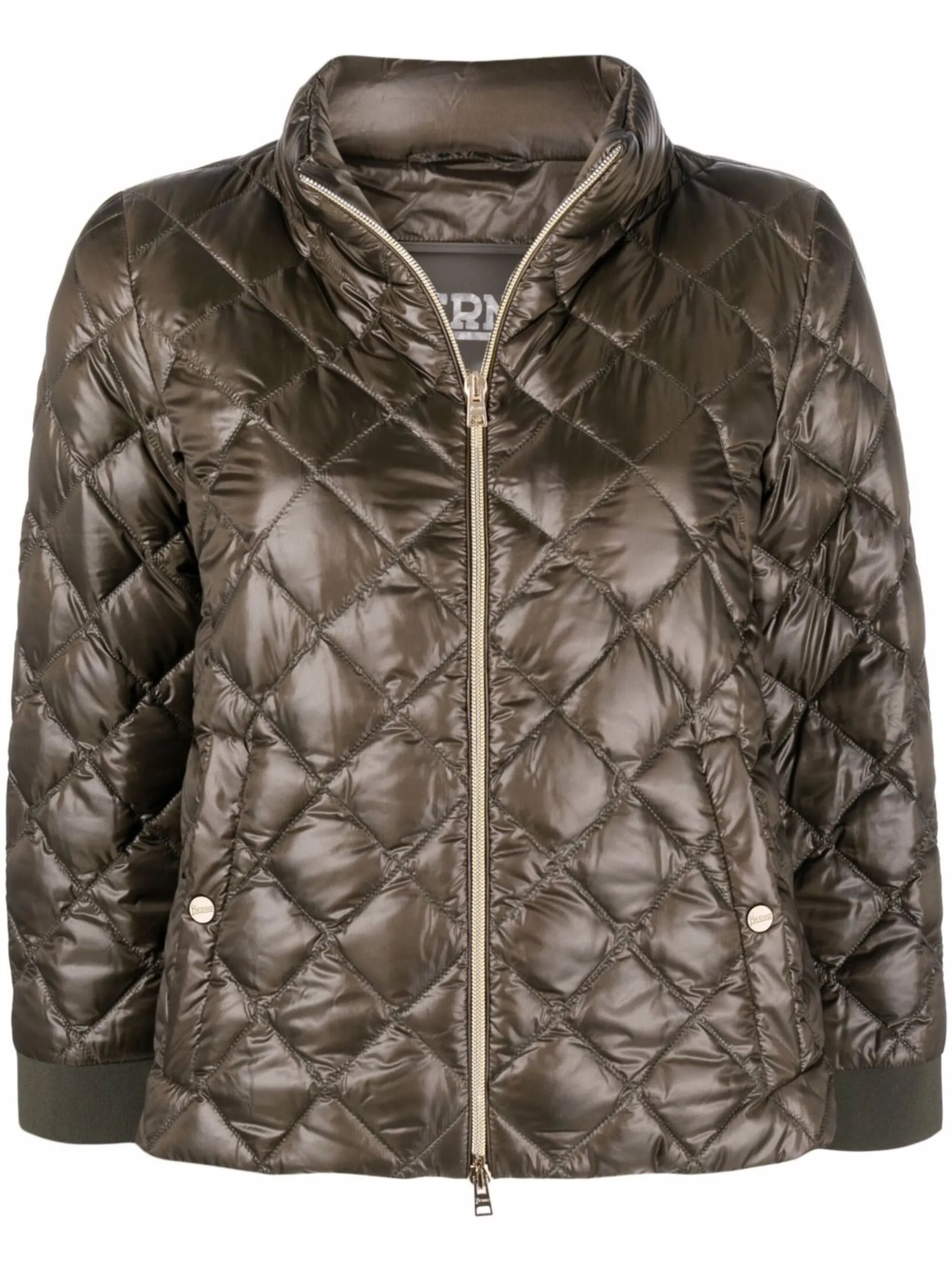 Ultralight diamond-quilted jacket