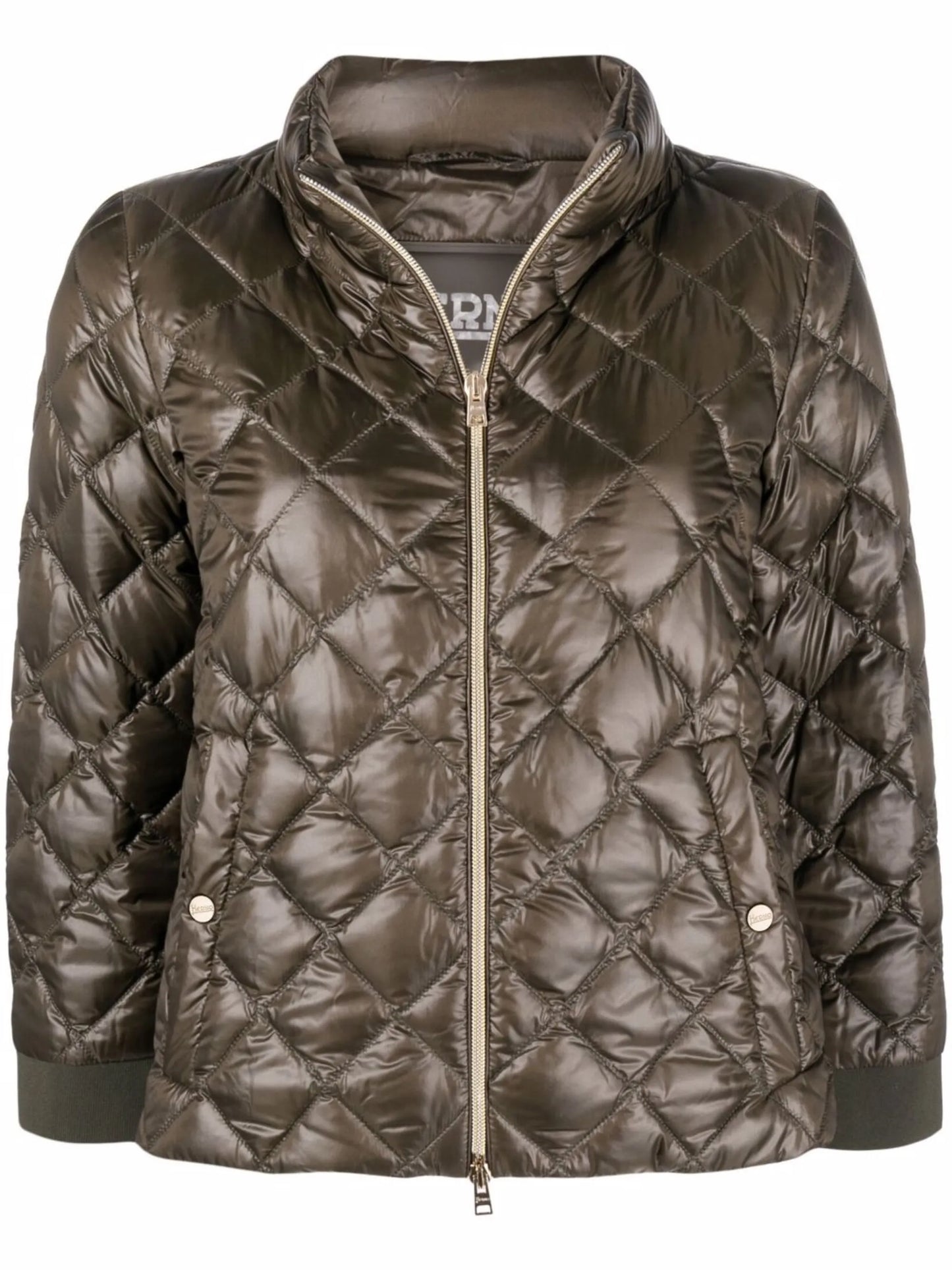 Ultralight diamond-quilted jacket