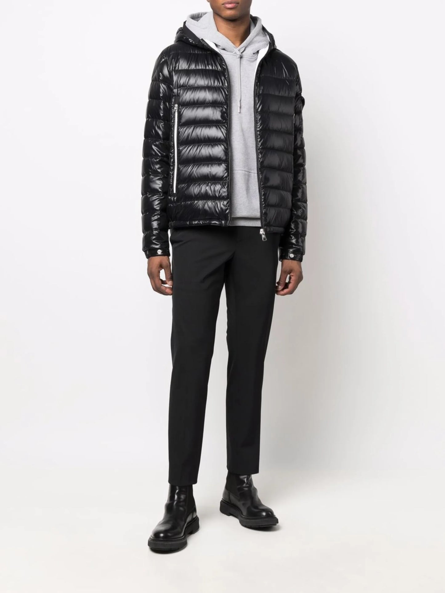 hooded puffer jacket