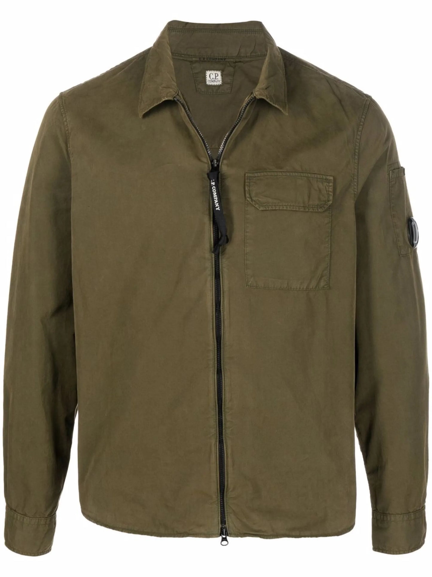 zip-up shirt jacket