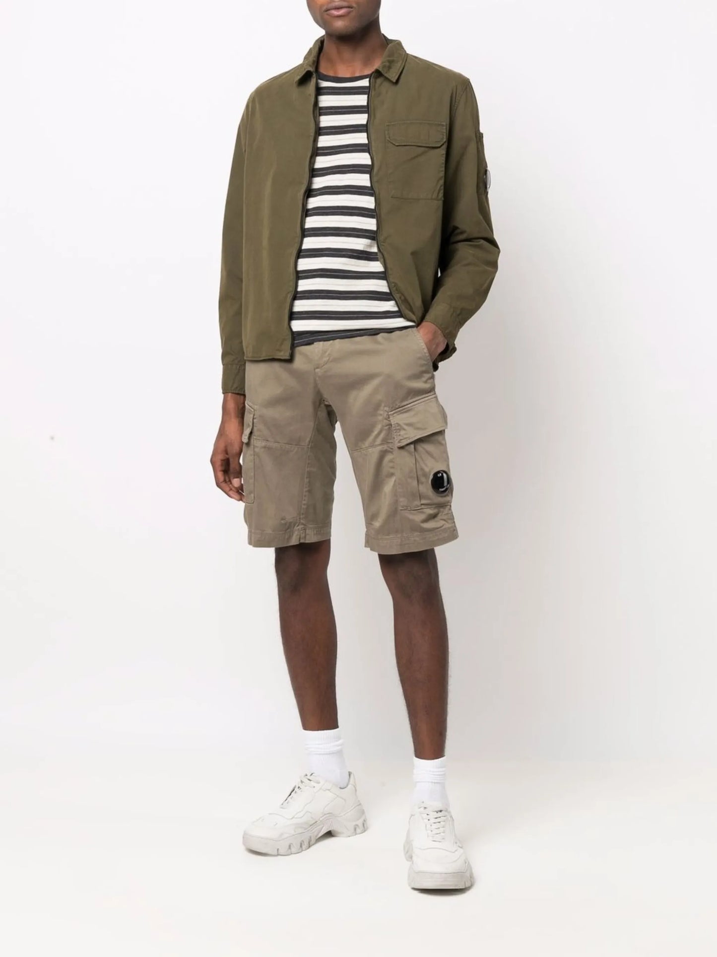 zip-up shirt jacket