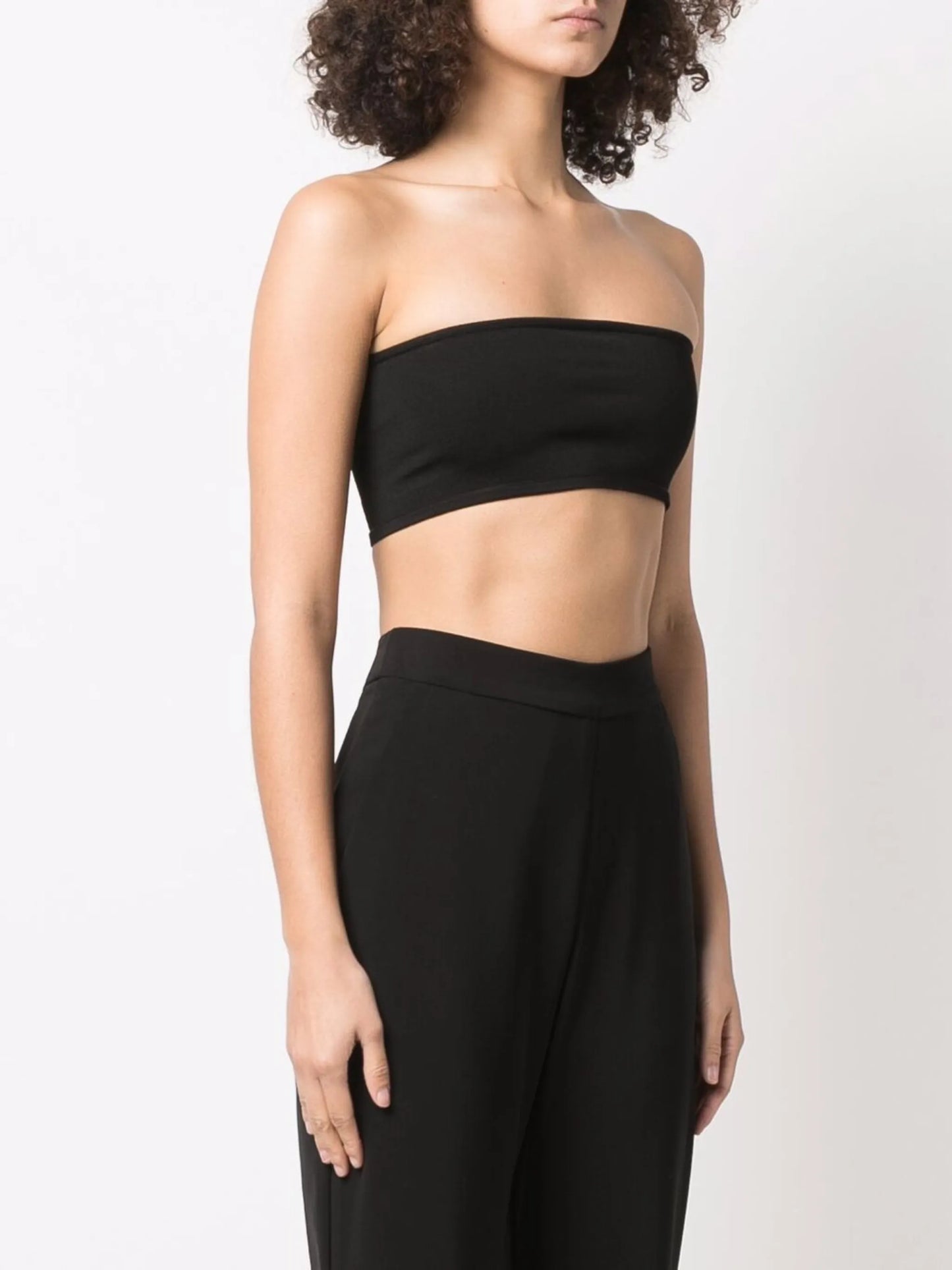 strapless bandeau top