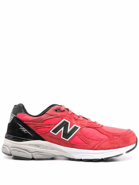 990v3 "Red/Black" sneakers