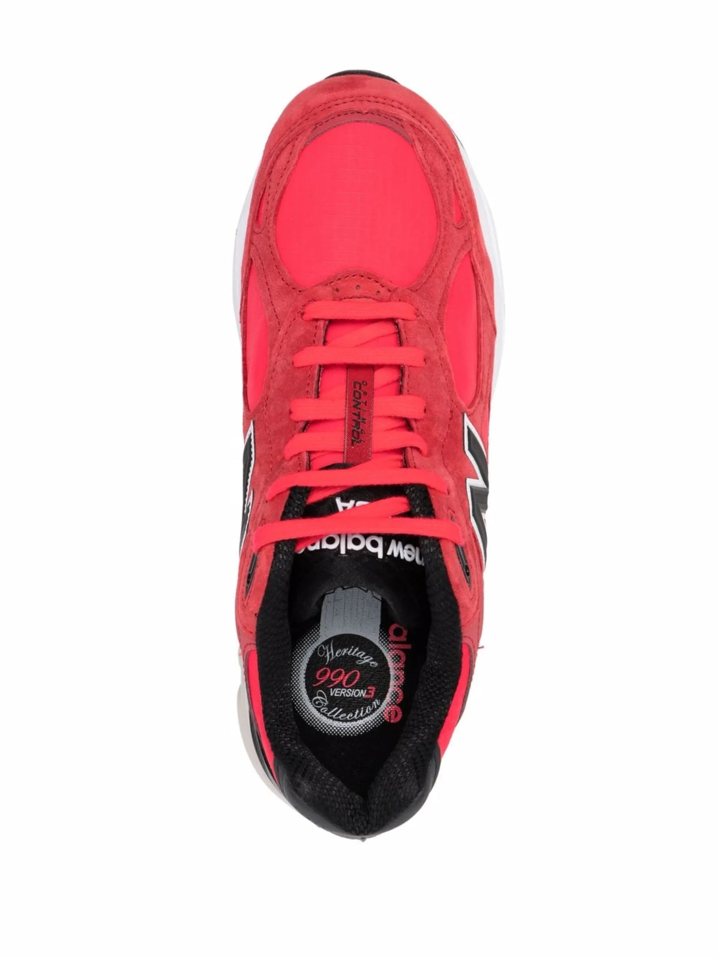 990v3 "Red/Black" sneakers