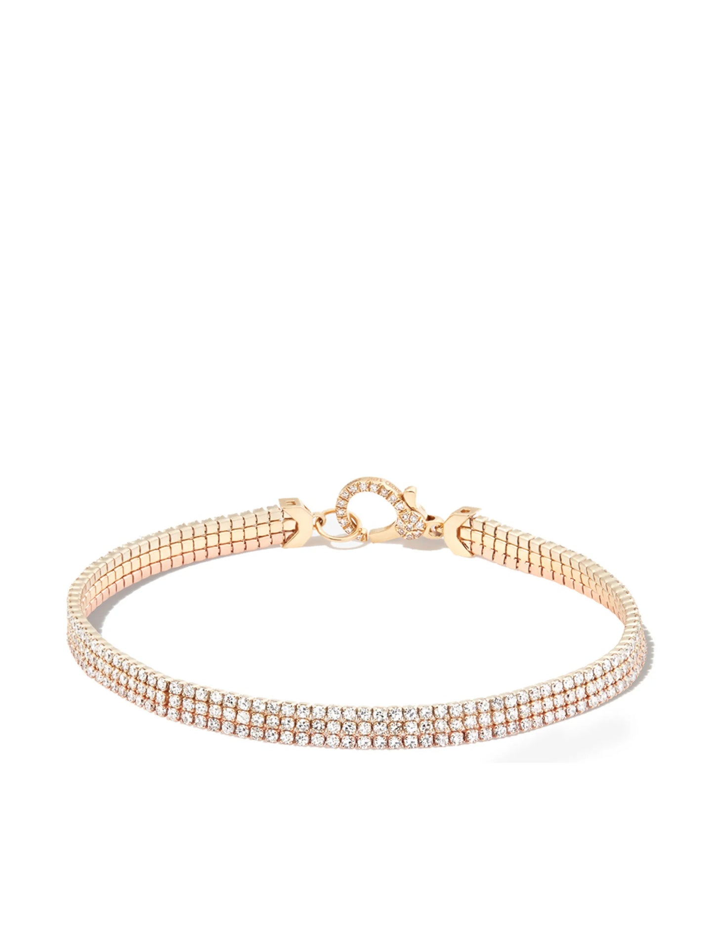 18kt yellow gold diamond bracelet