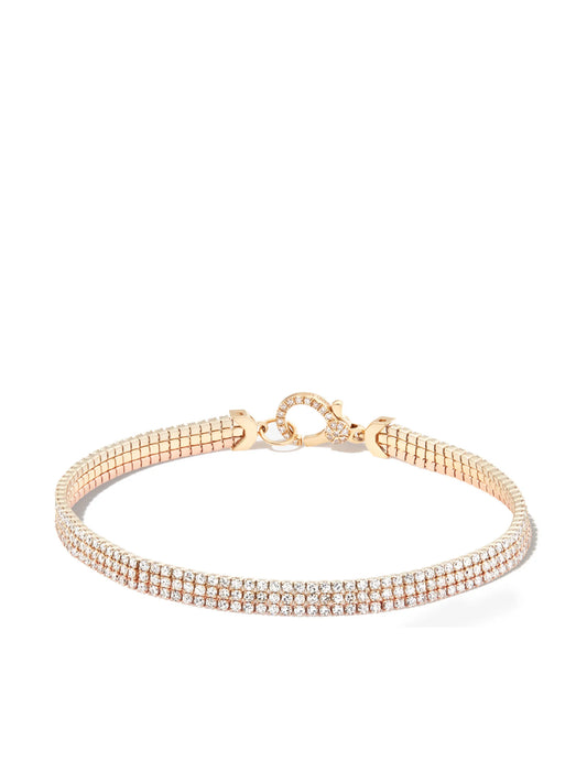 18kt yellow gold diamond bracelet