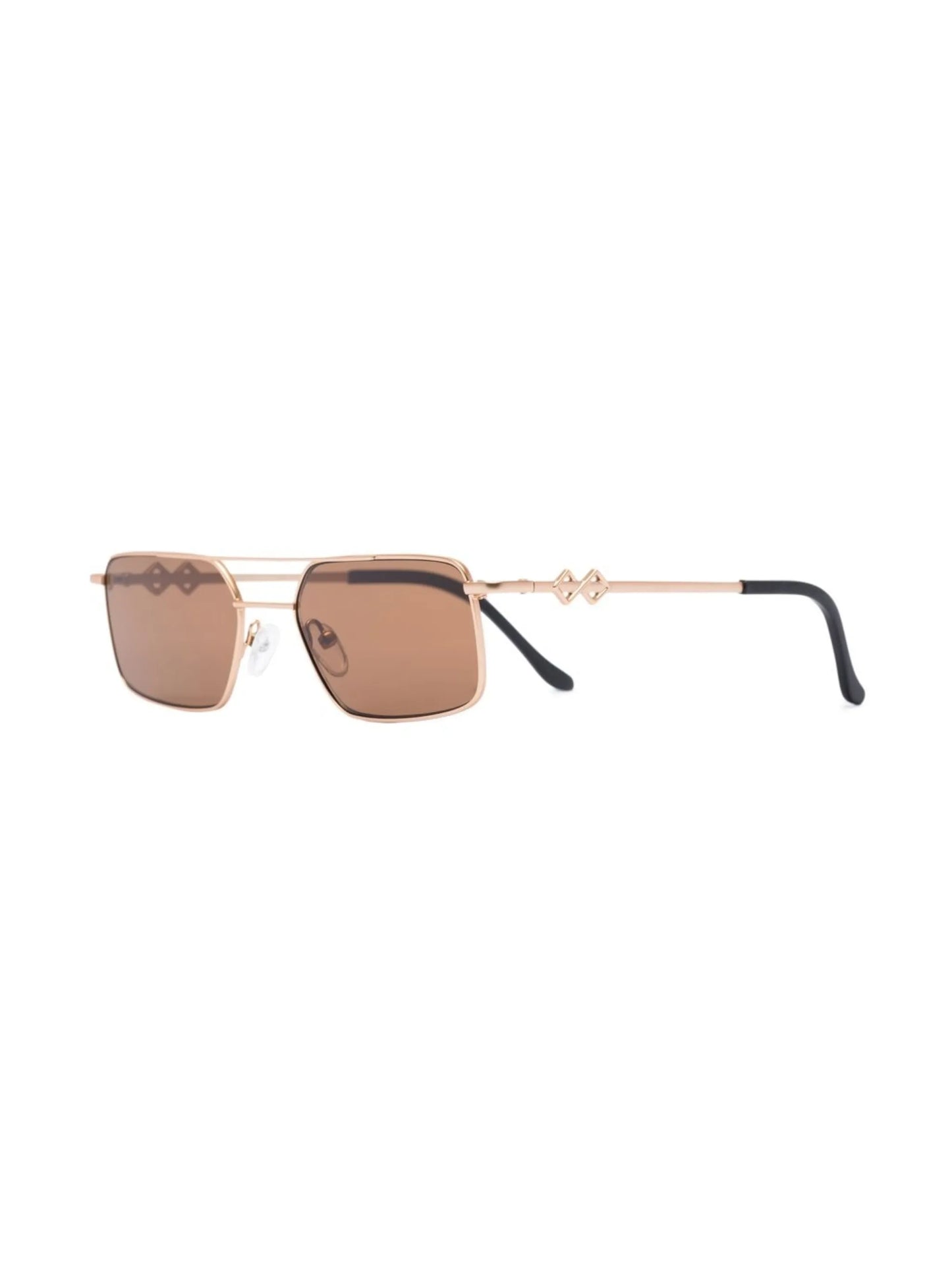Devon wire rectangle frame sunglasses