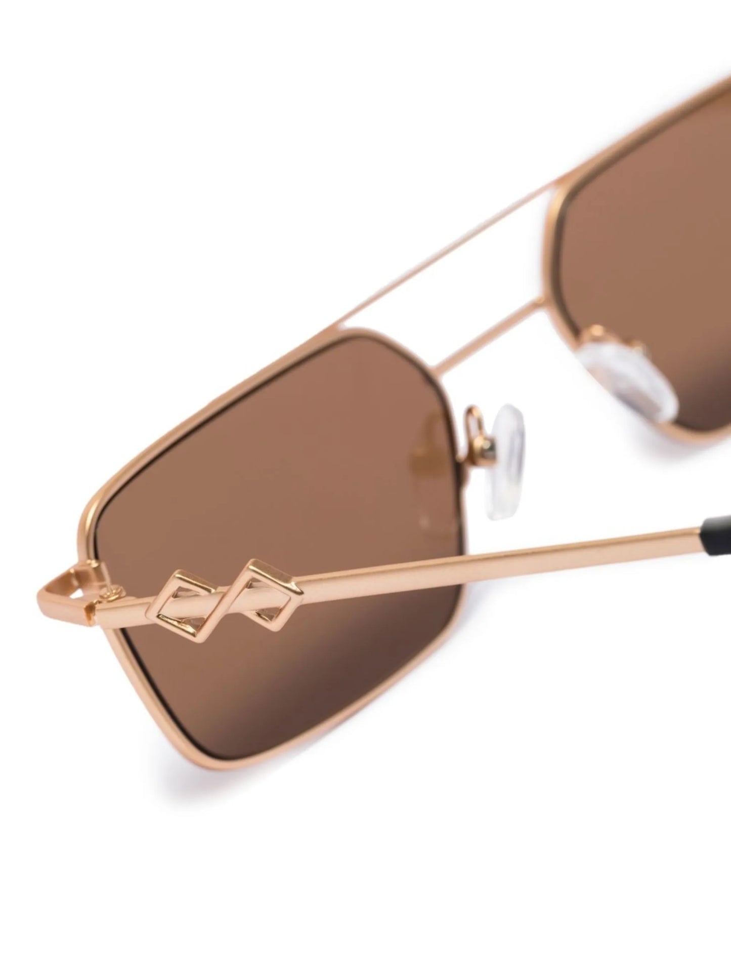 Devon wire rectangle frame sunglasses