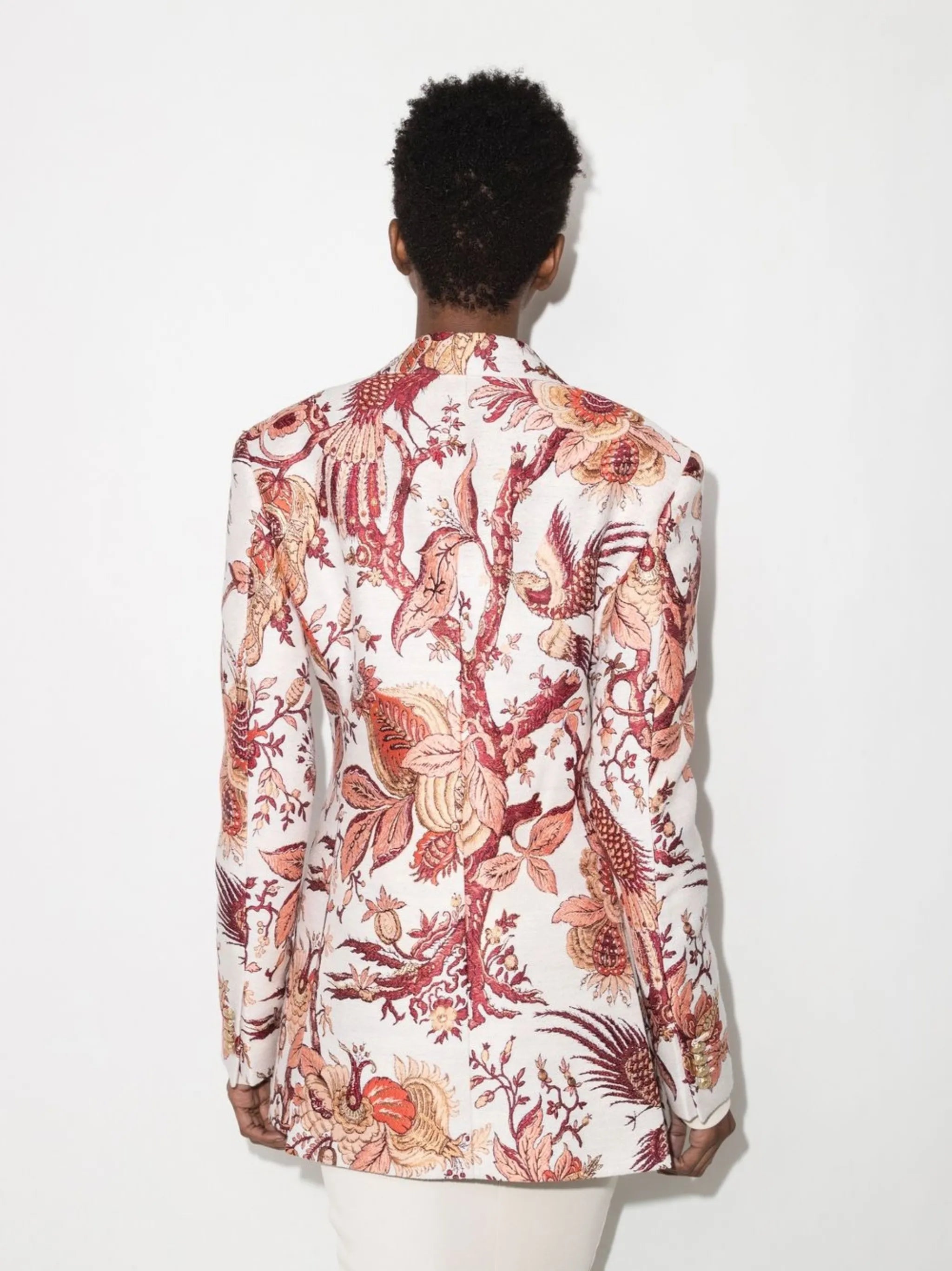 Tree of Life jacquard blazer