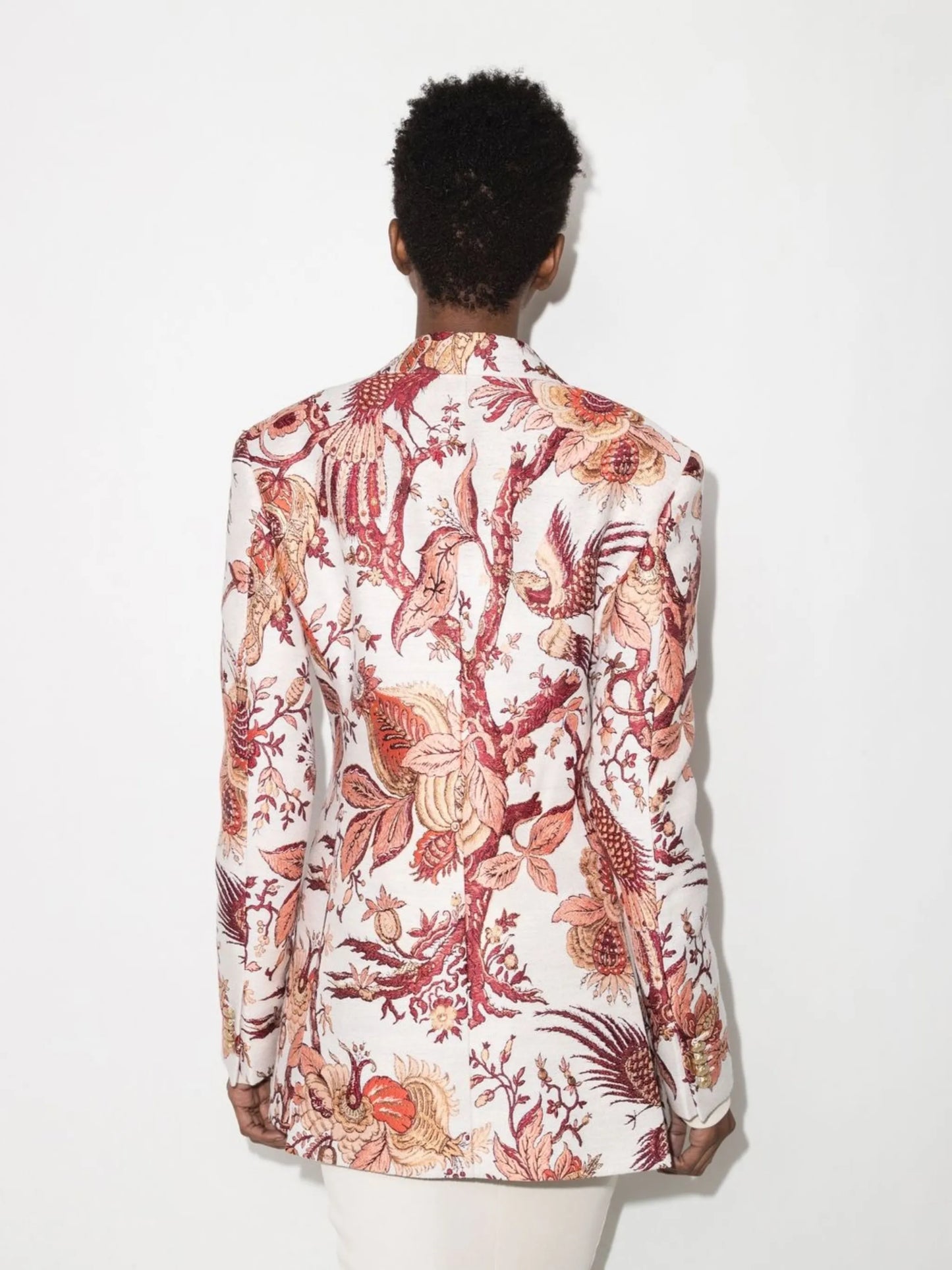 Tree of Life jacquard blazer