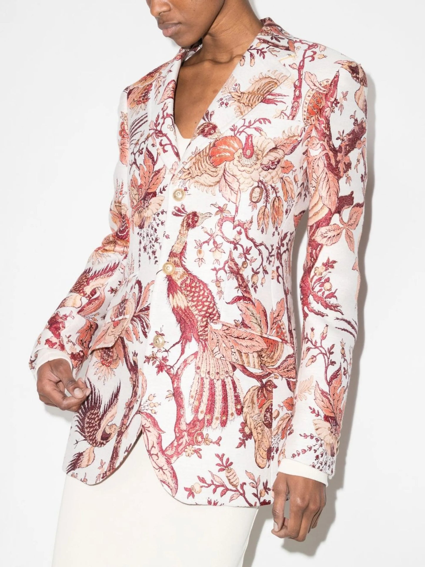 Tree of Life jacquard blazer