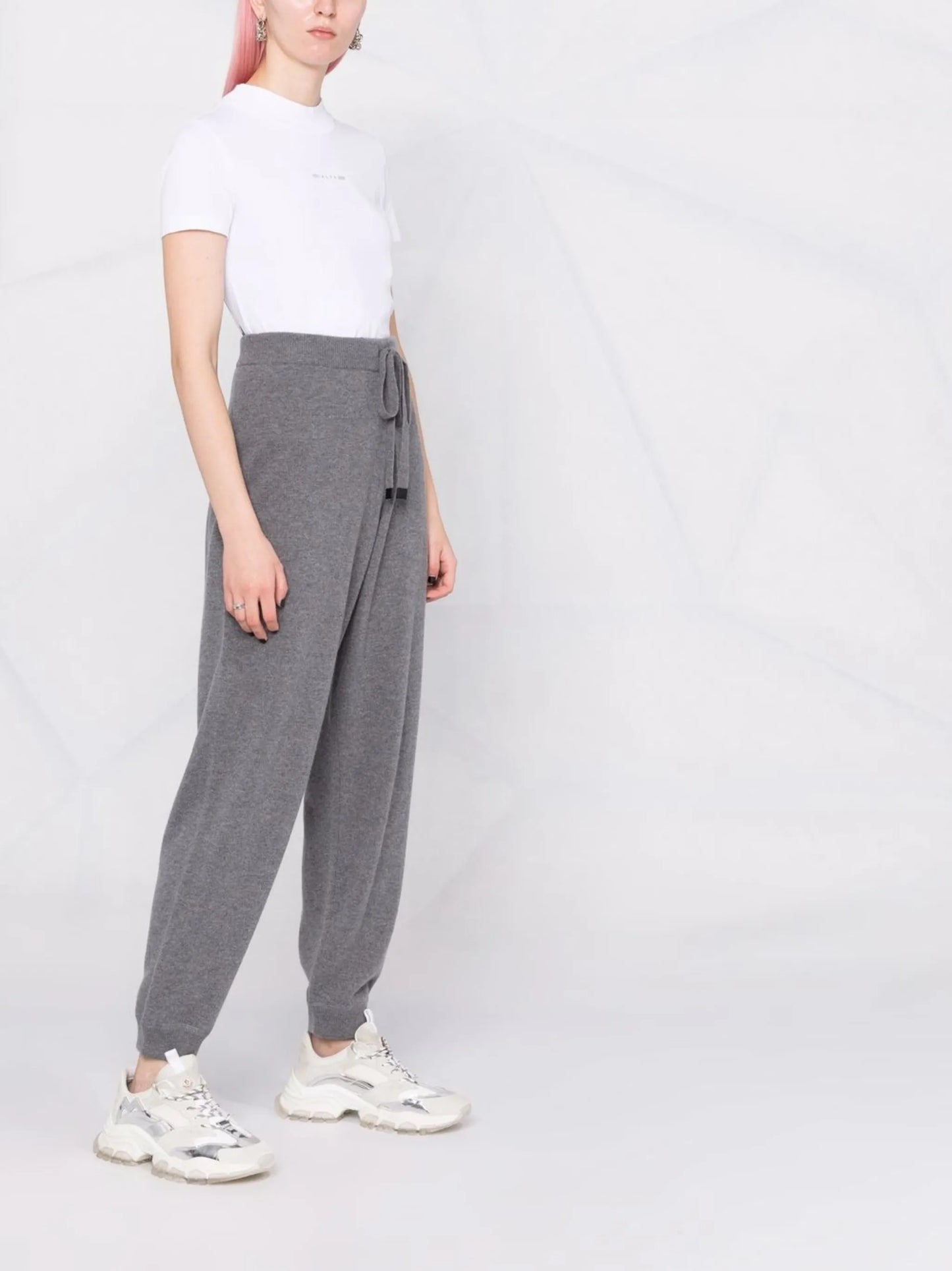 logo patch track pants