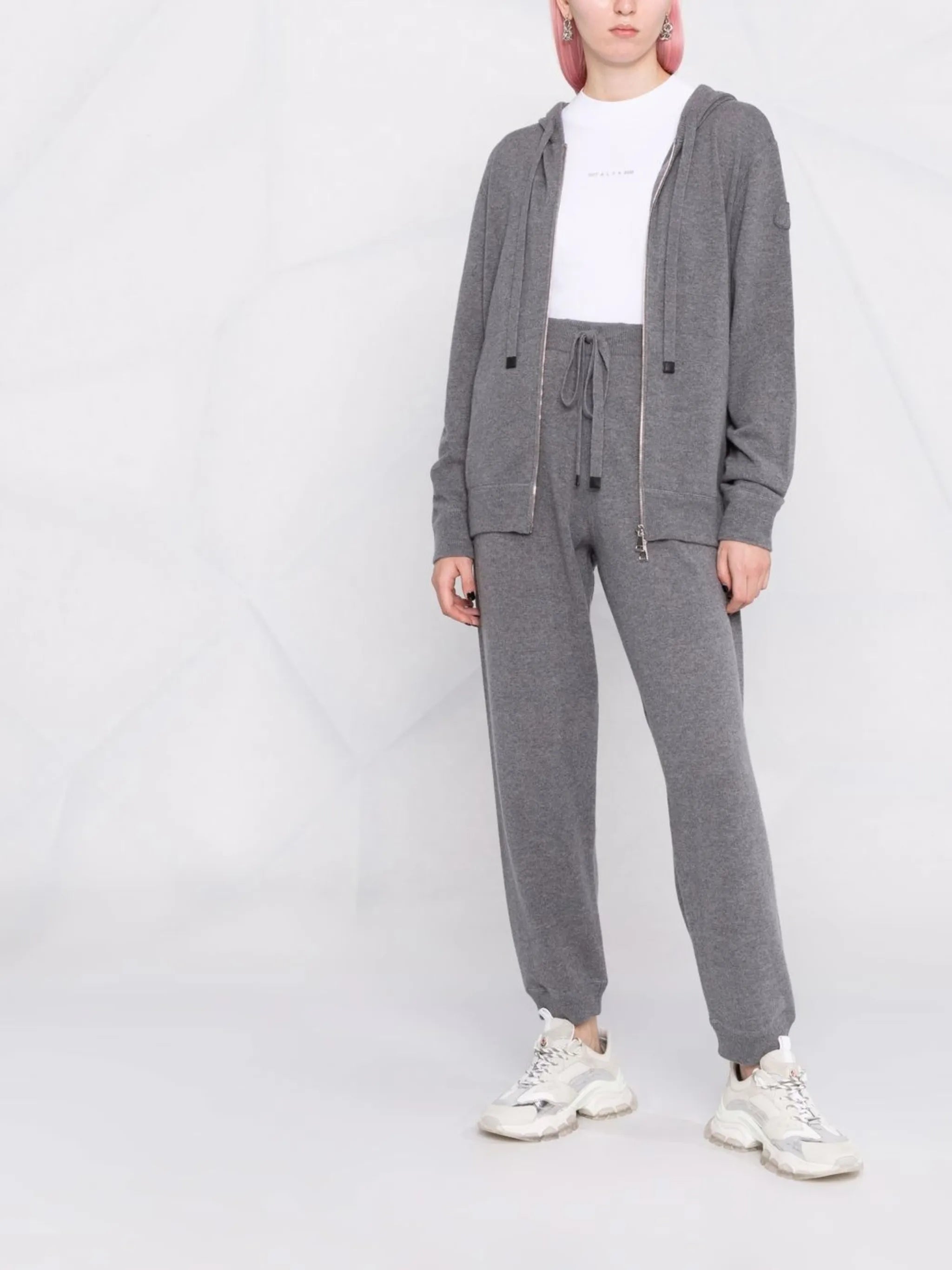 logo patch track pants
