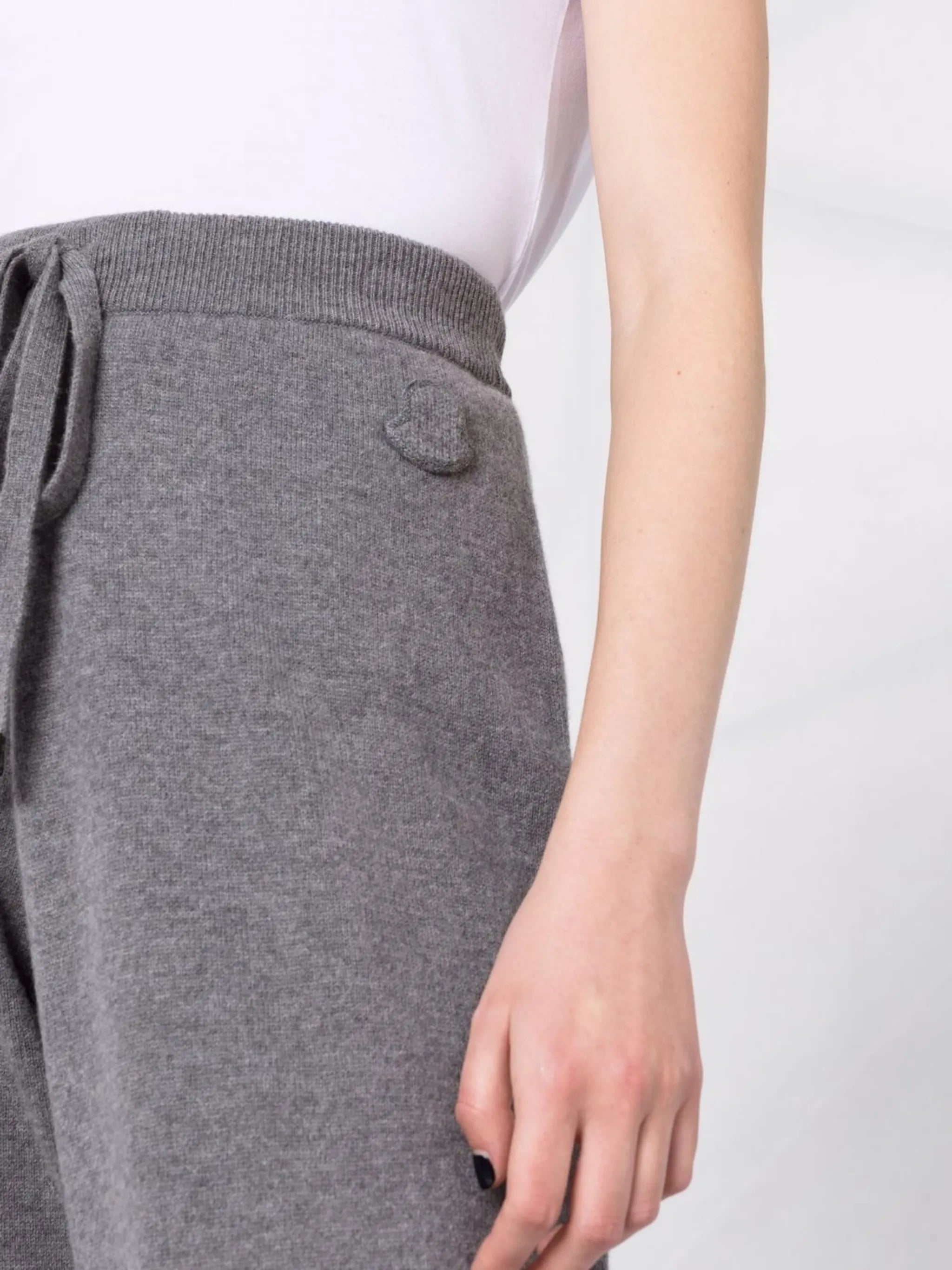logo patch track pants