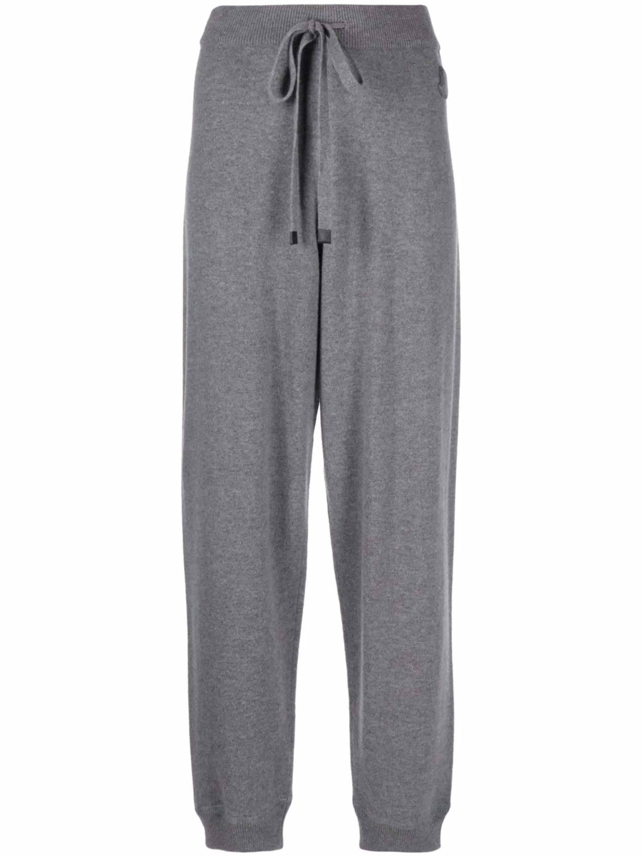 logo patch track pants