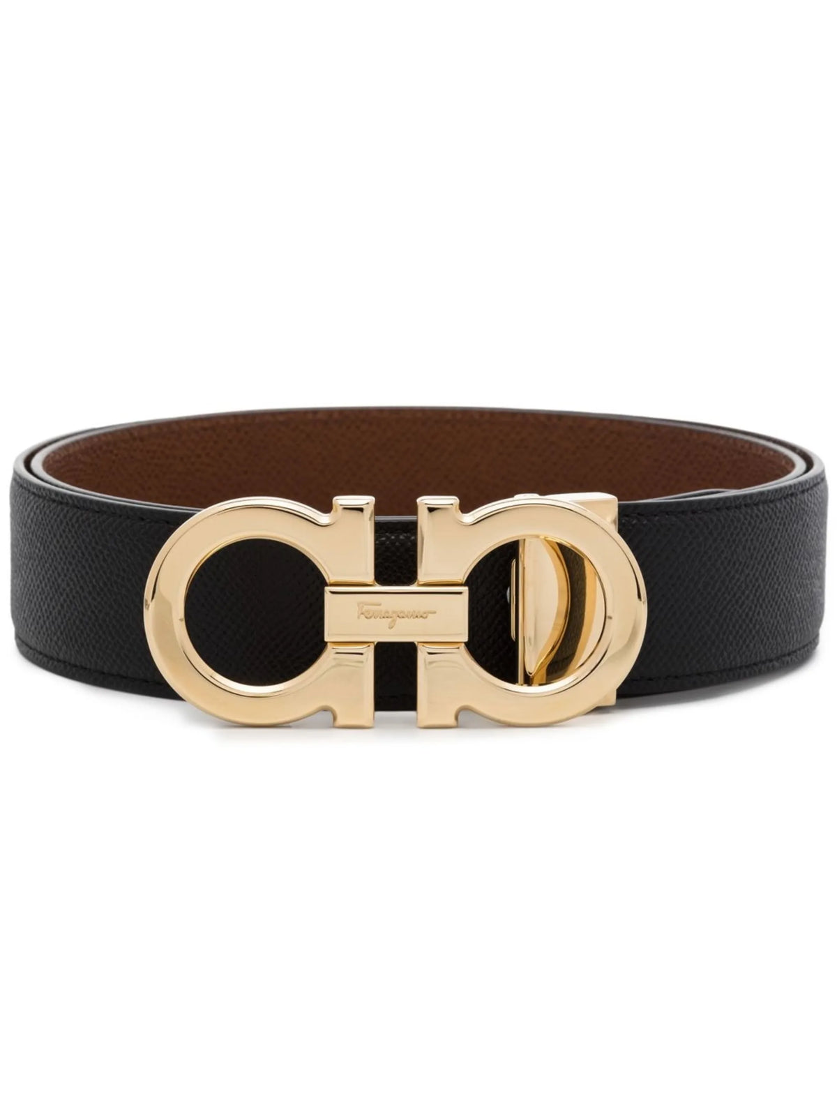 Gancini double hook reversible belt