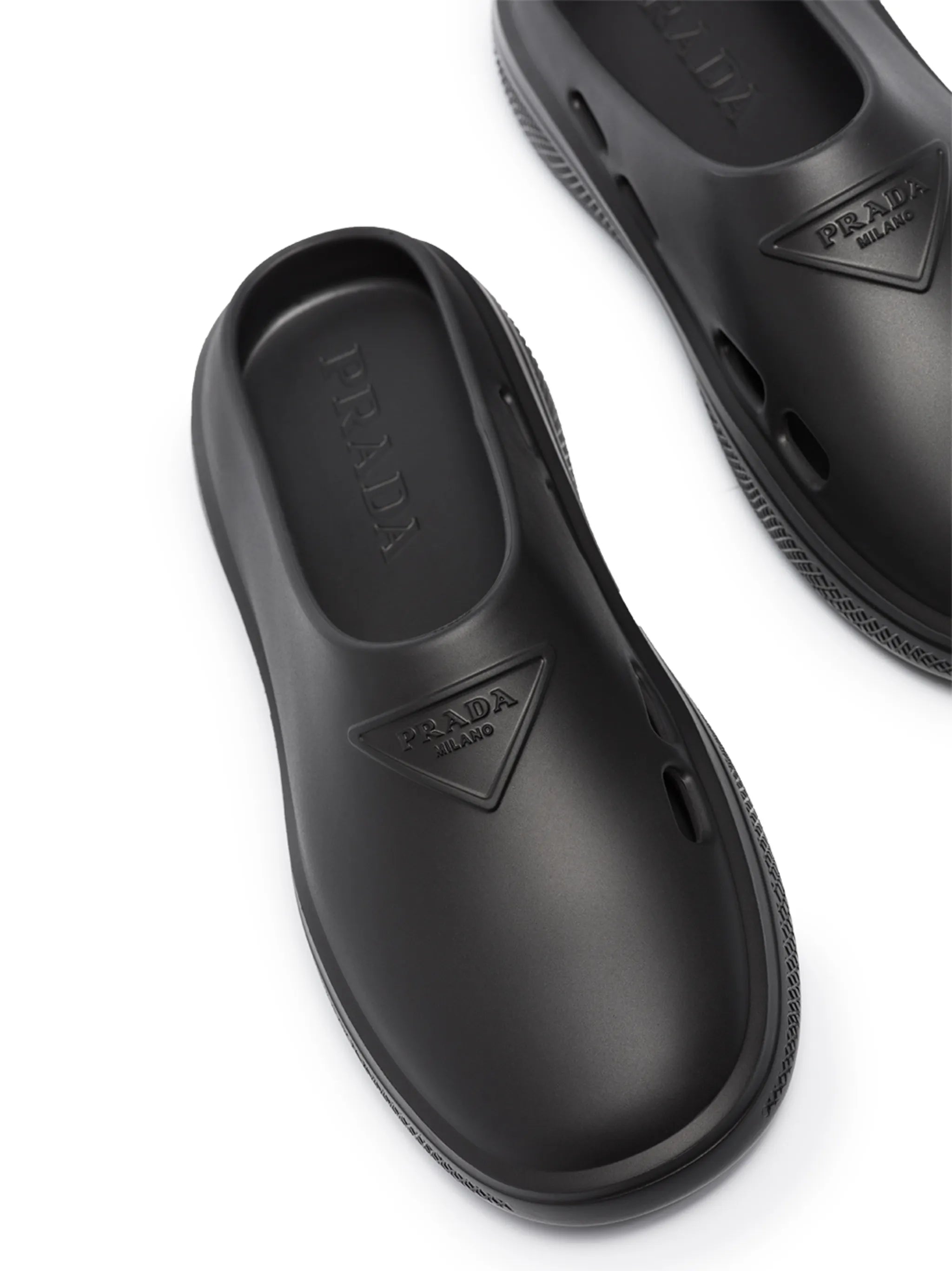 Mellow logo-embellished mules