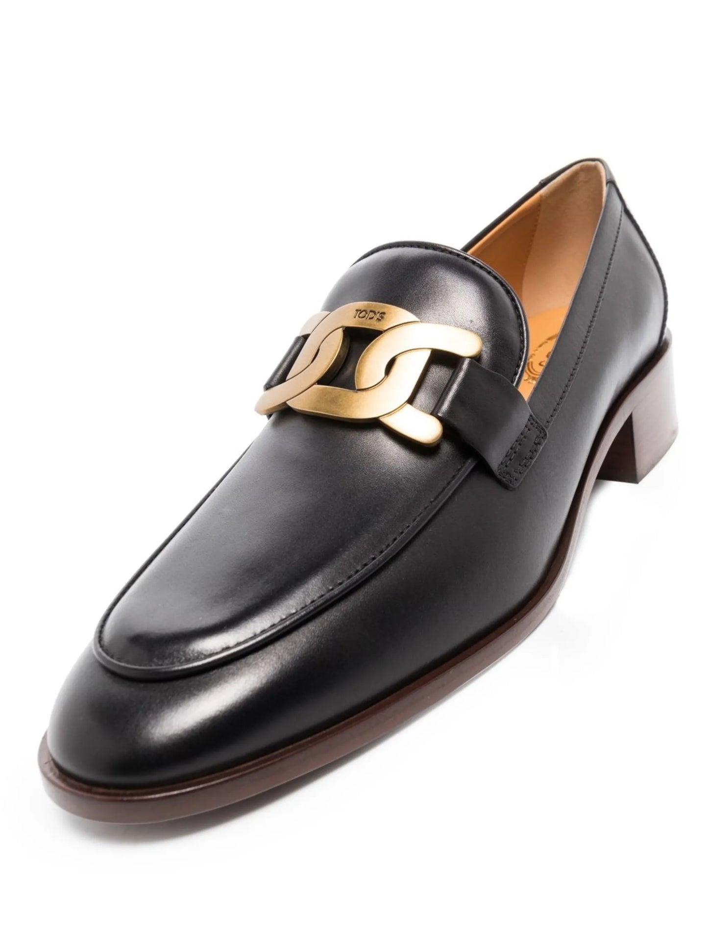 chain-link detail loafers