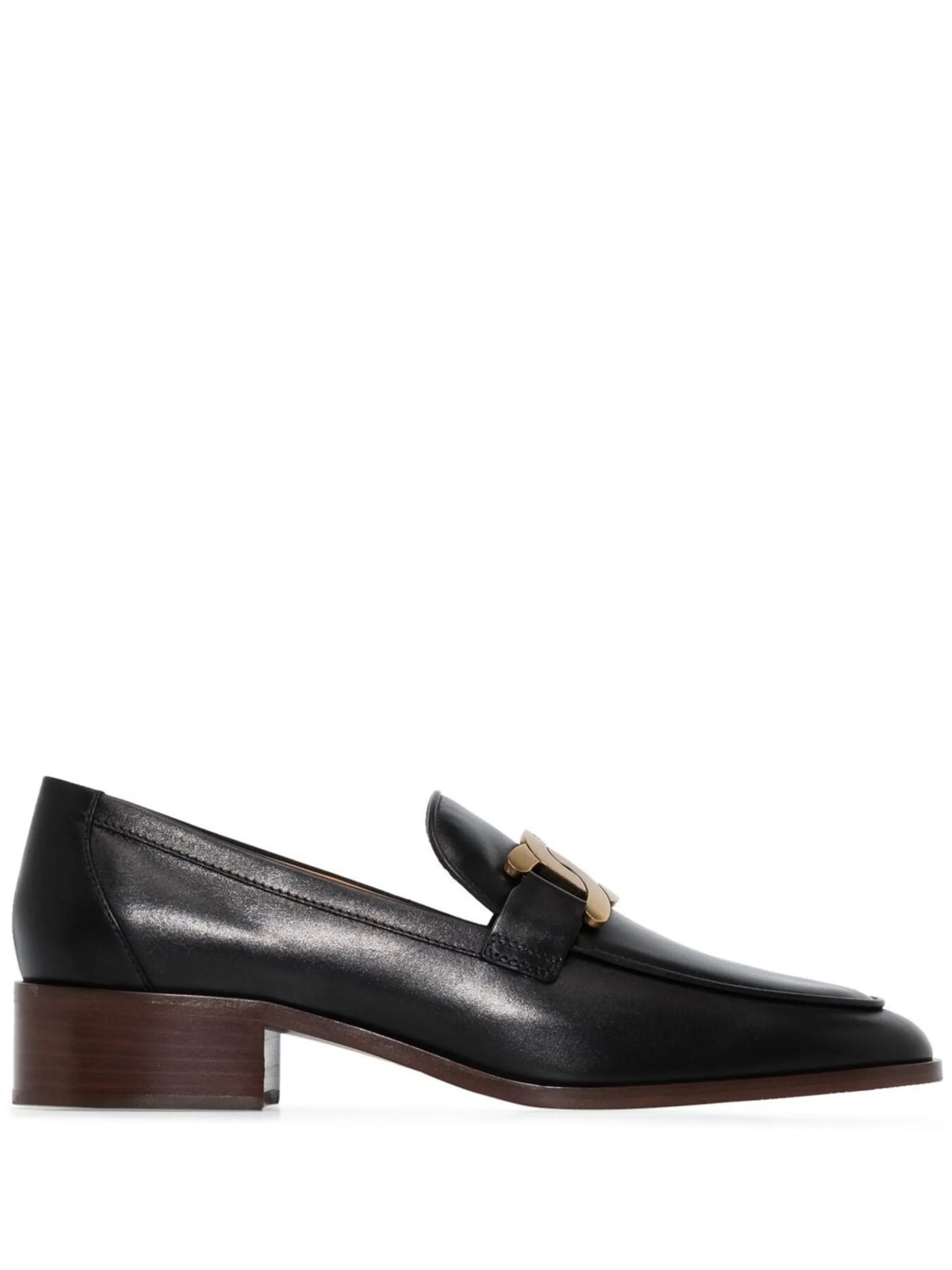chain-link detail loafers