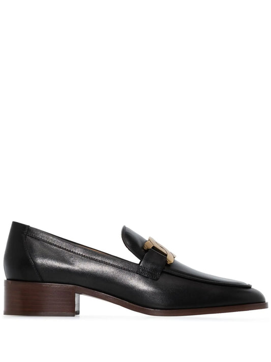 chain-link detail loafers