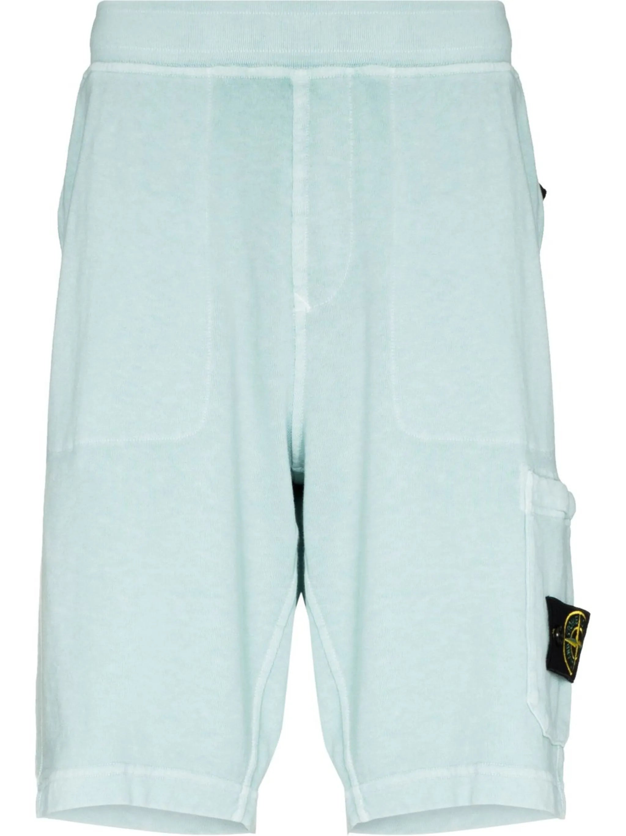 logo-patch track shorts