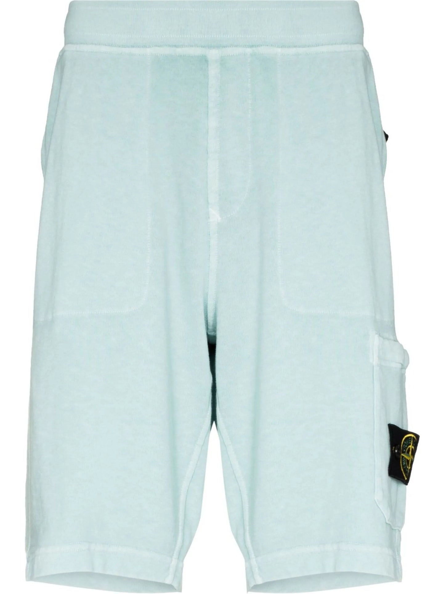 logo-patch track shorts