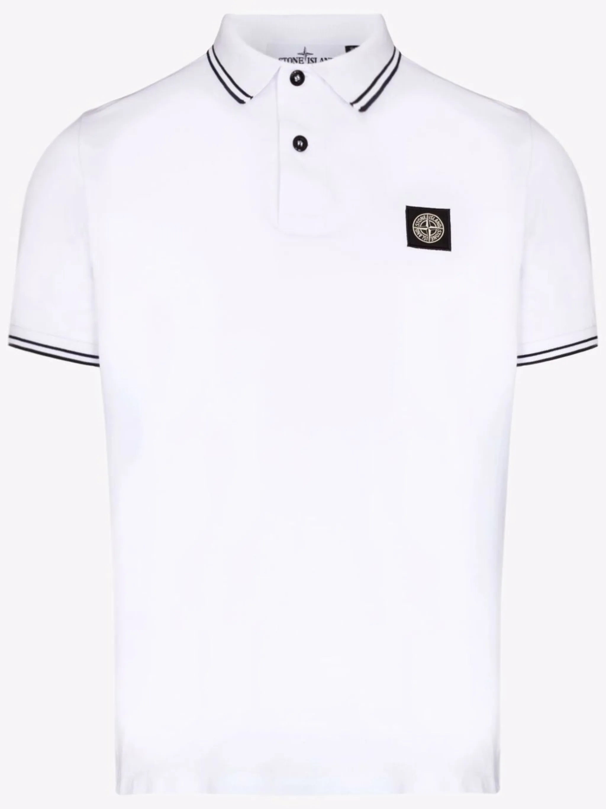 Compass patch polo shirt