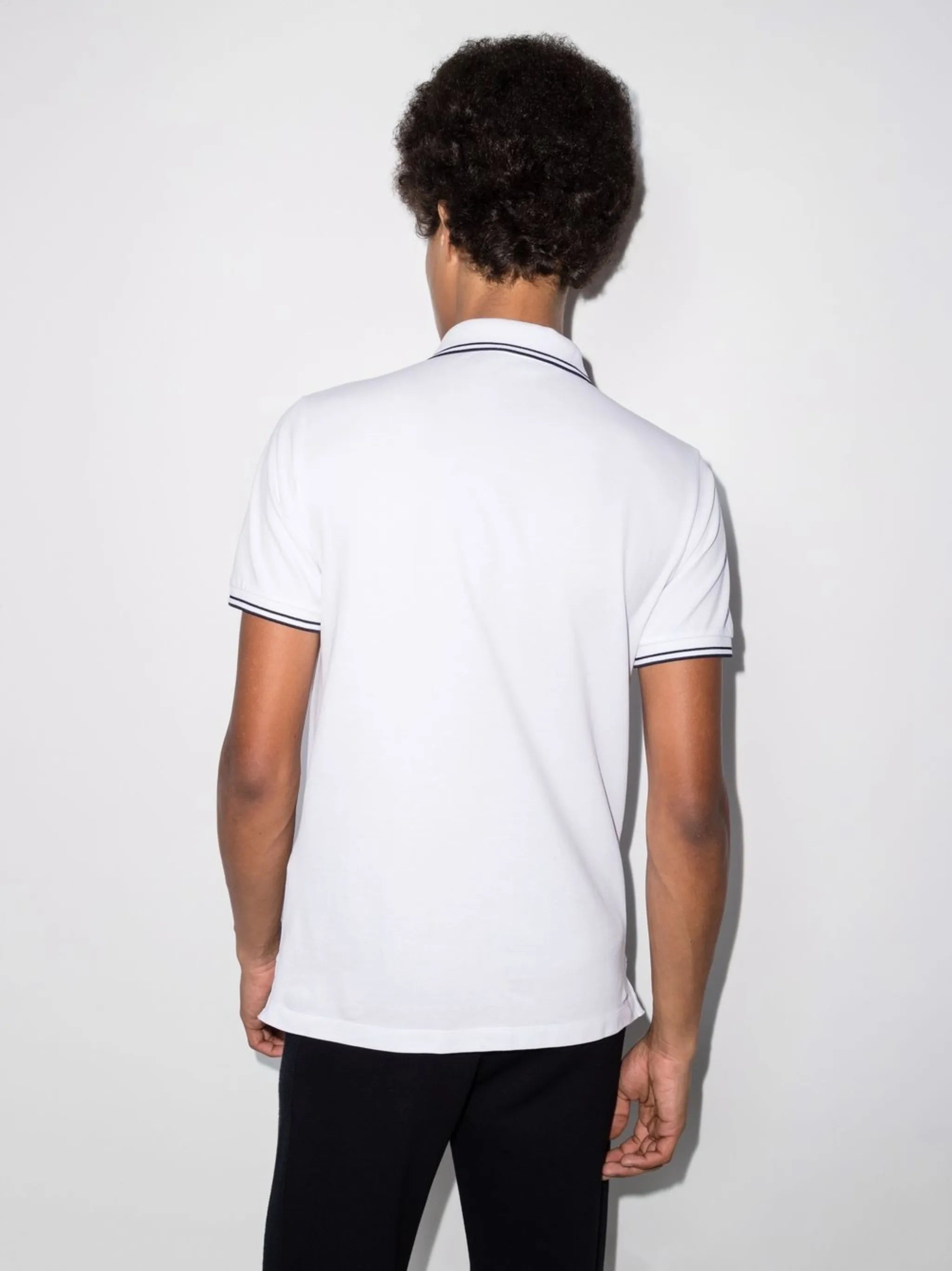 Compass patch polo shirt
