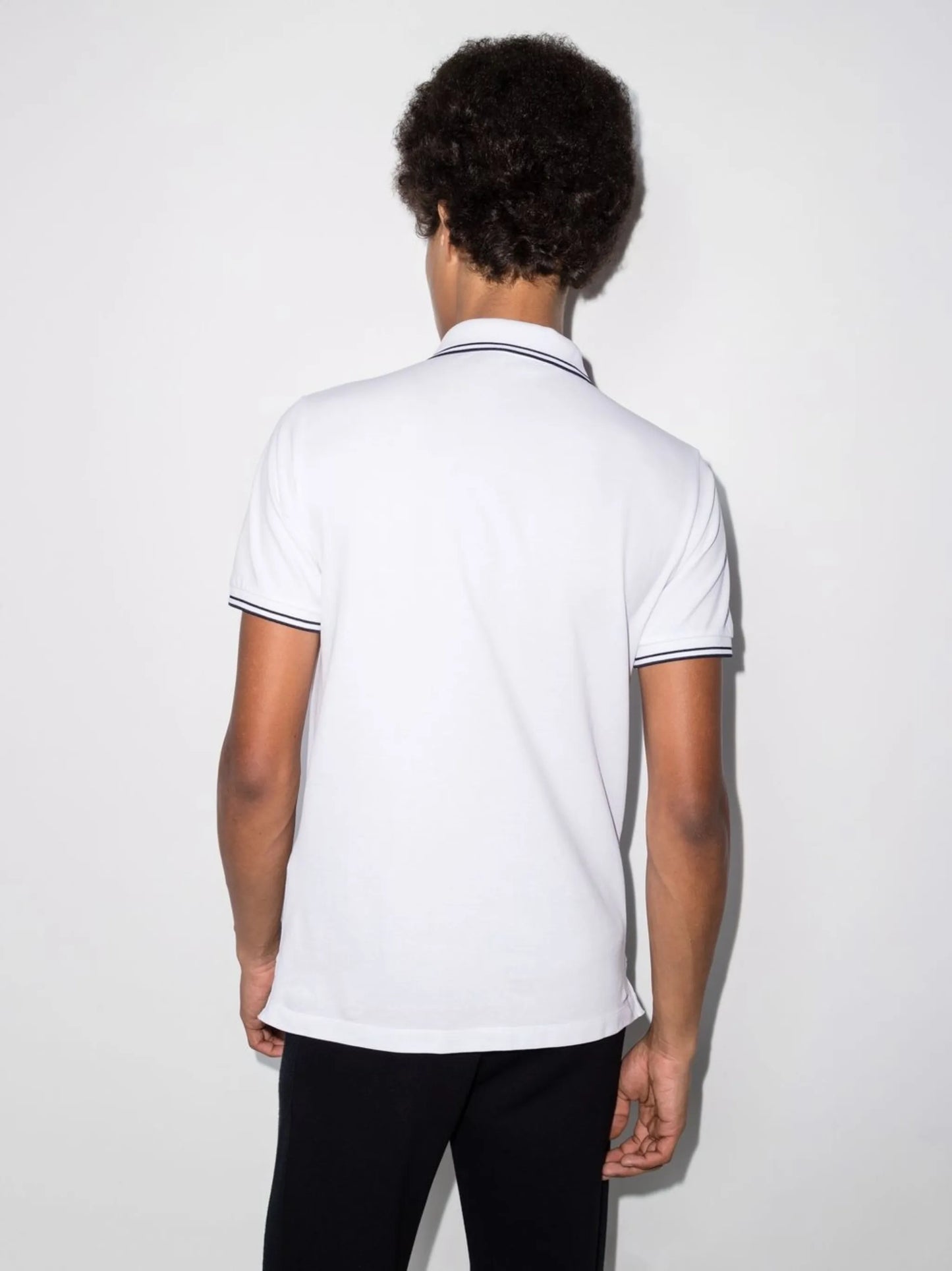 Compass patch polo shirt
