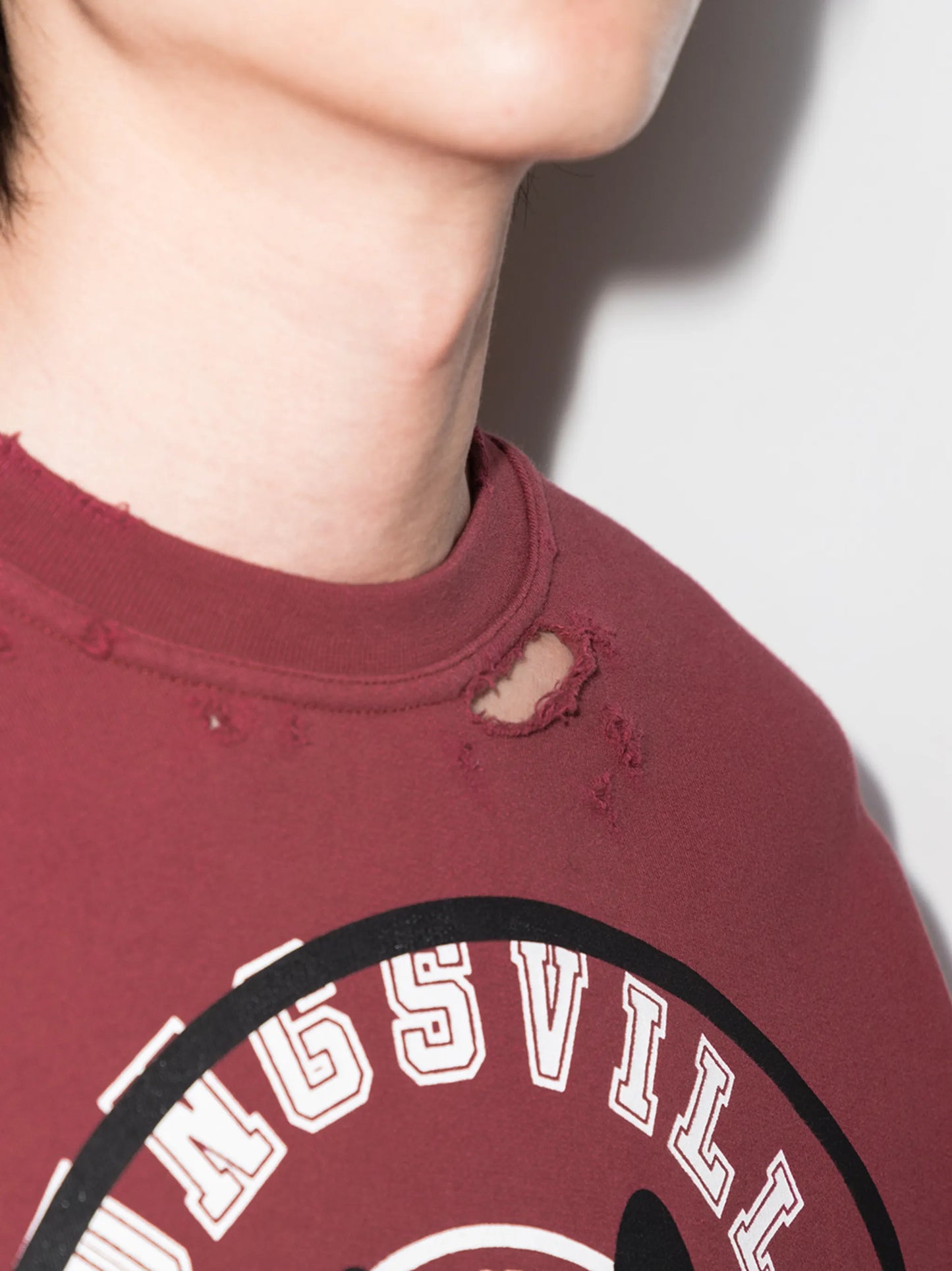 x Smiley logo-print sweatshirt