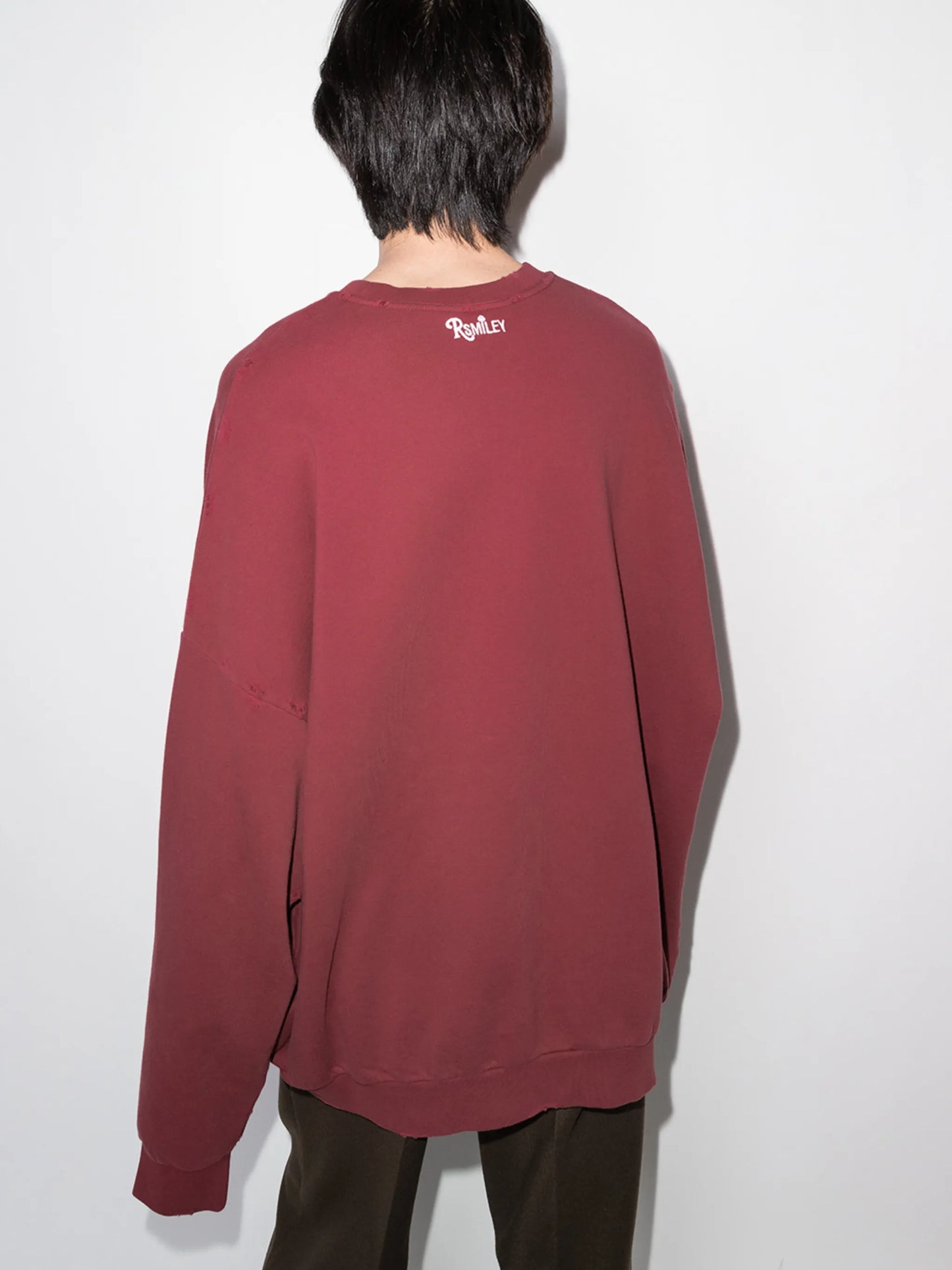 x Smiley logo-print sweatshirt