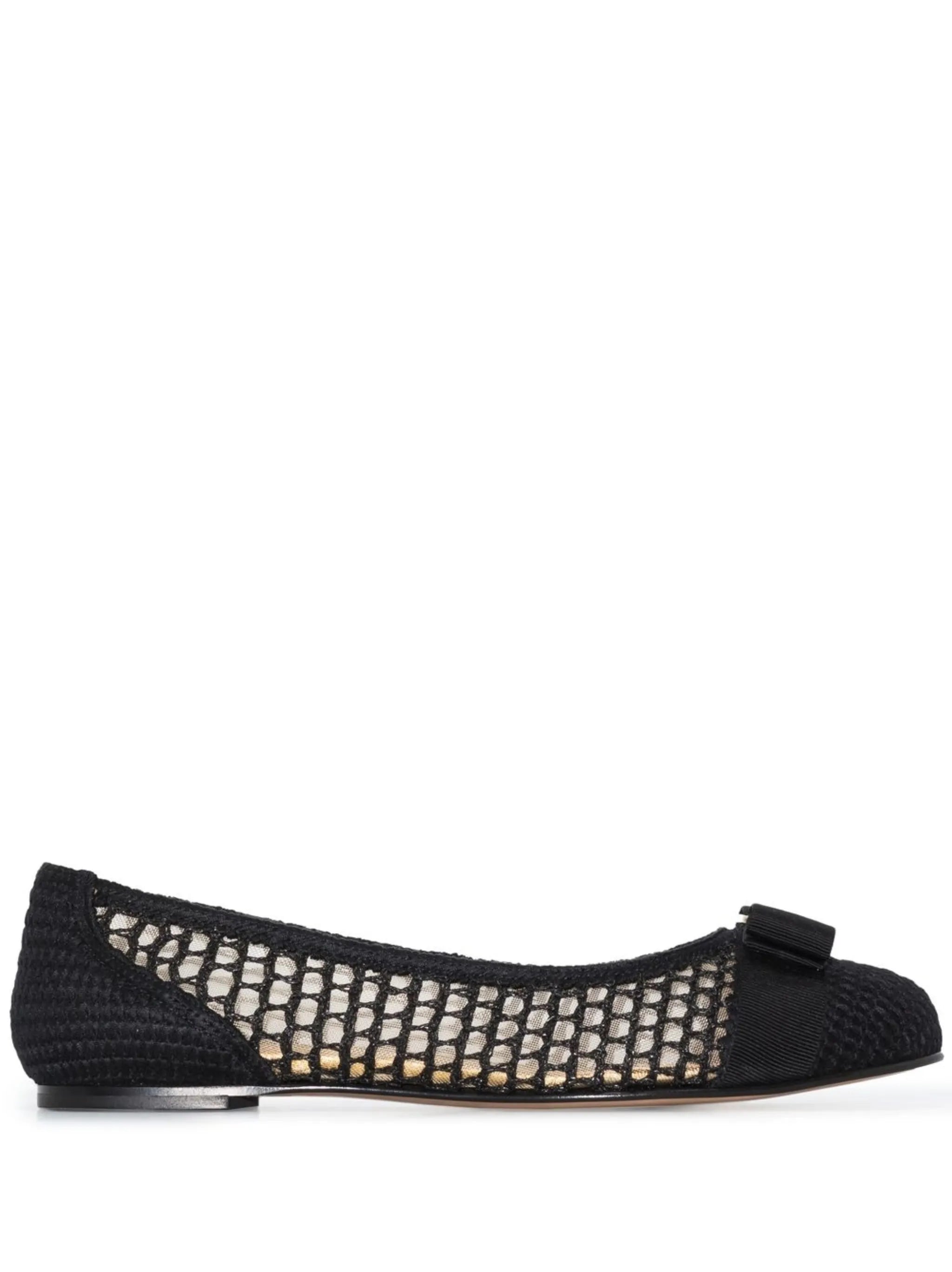 Varina bow-embellished balleria shoes